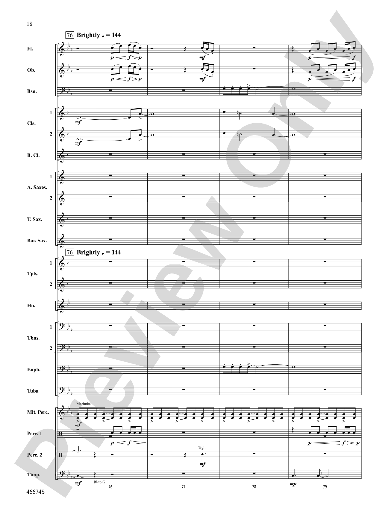 Event Horizon: Concert Band Conductor Score & Parts