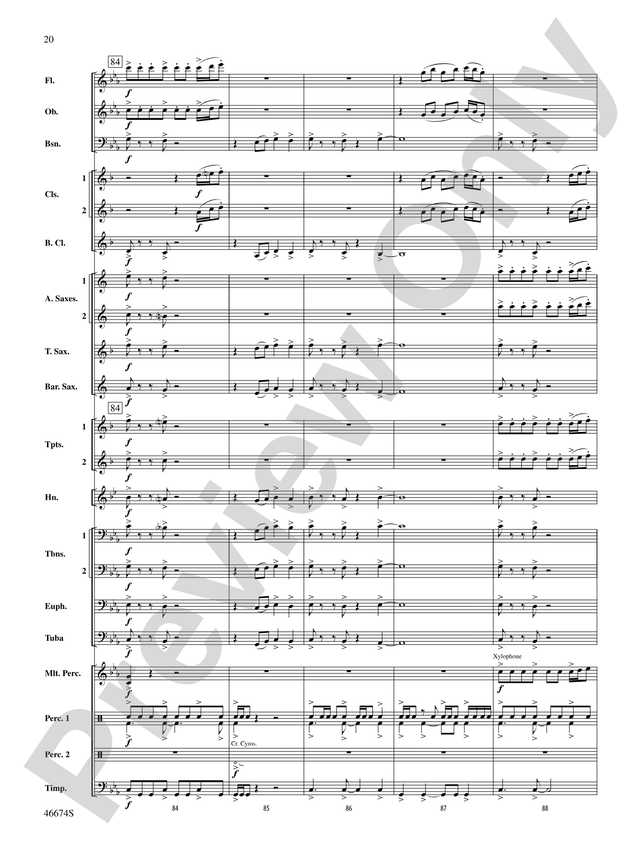 Event Horizon: Concert Band Conductor Score & Parts