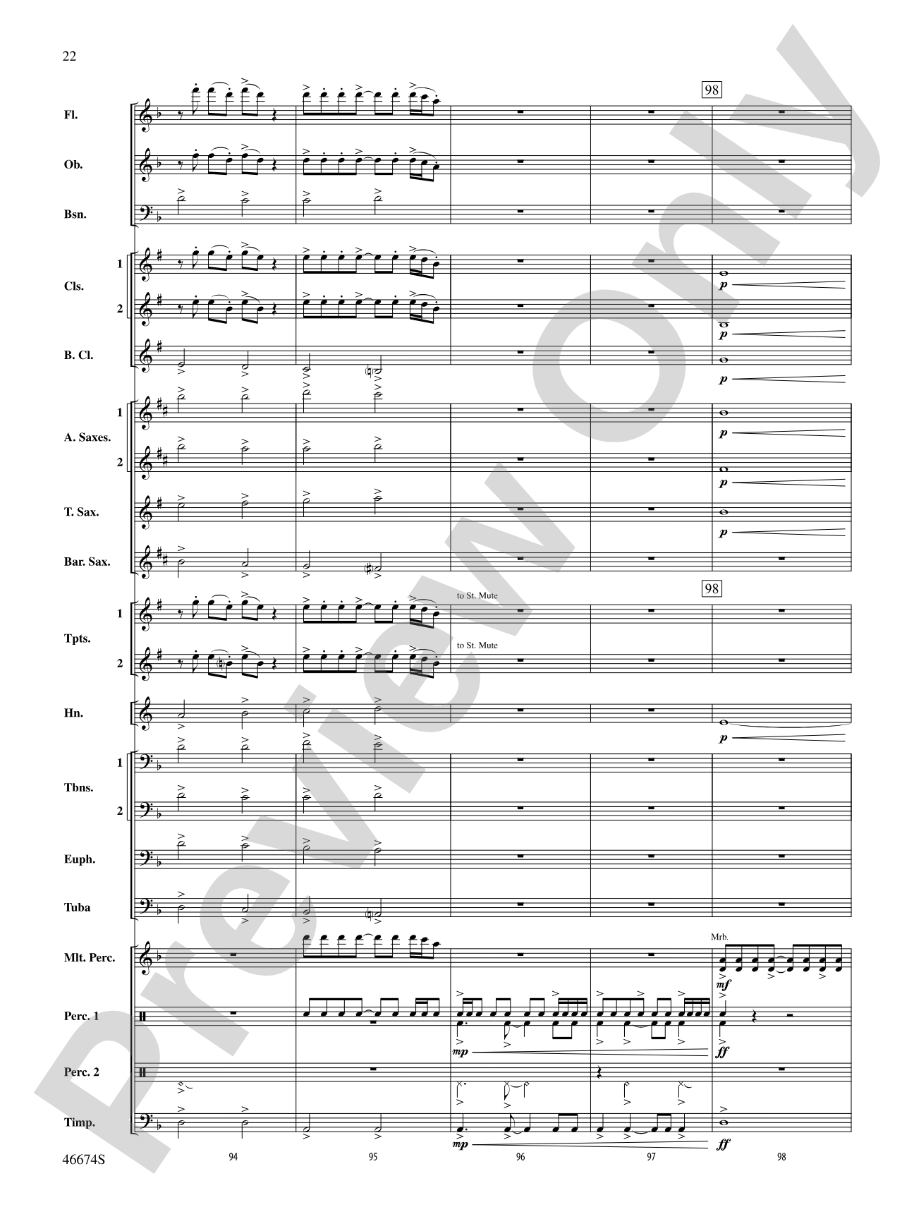 Event Horizon: Concert Band Conductor Score & Parts