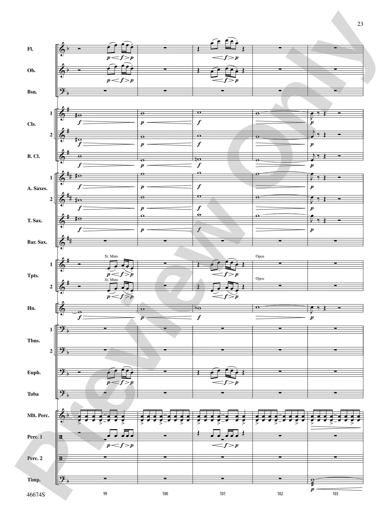 Event Horizon: Concert Band Conductor Score & Parts