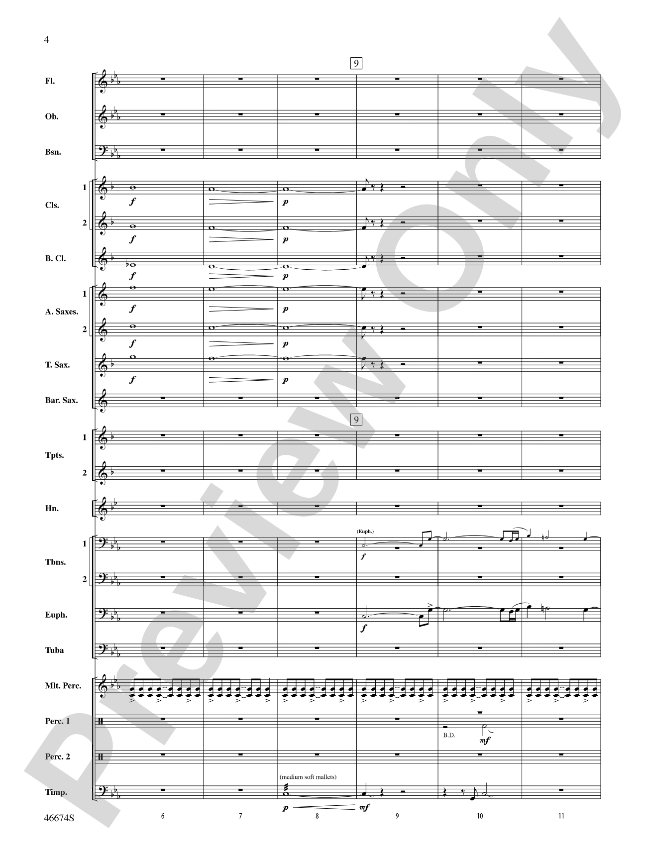 Event Horizon: Concert Band Conductor Score & Parts