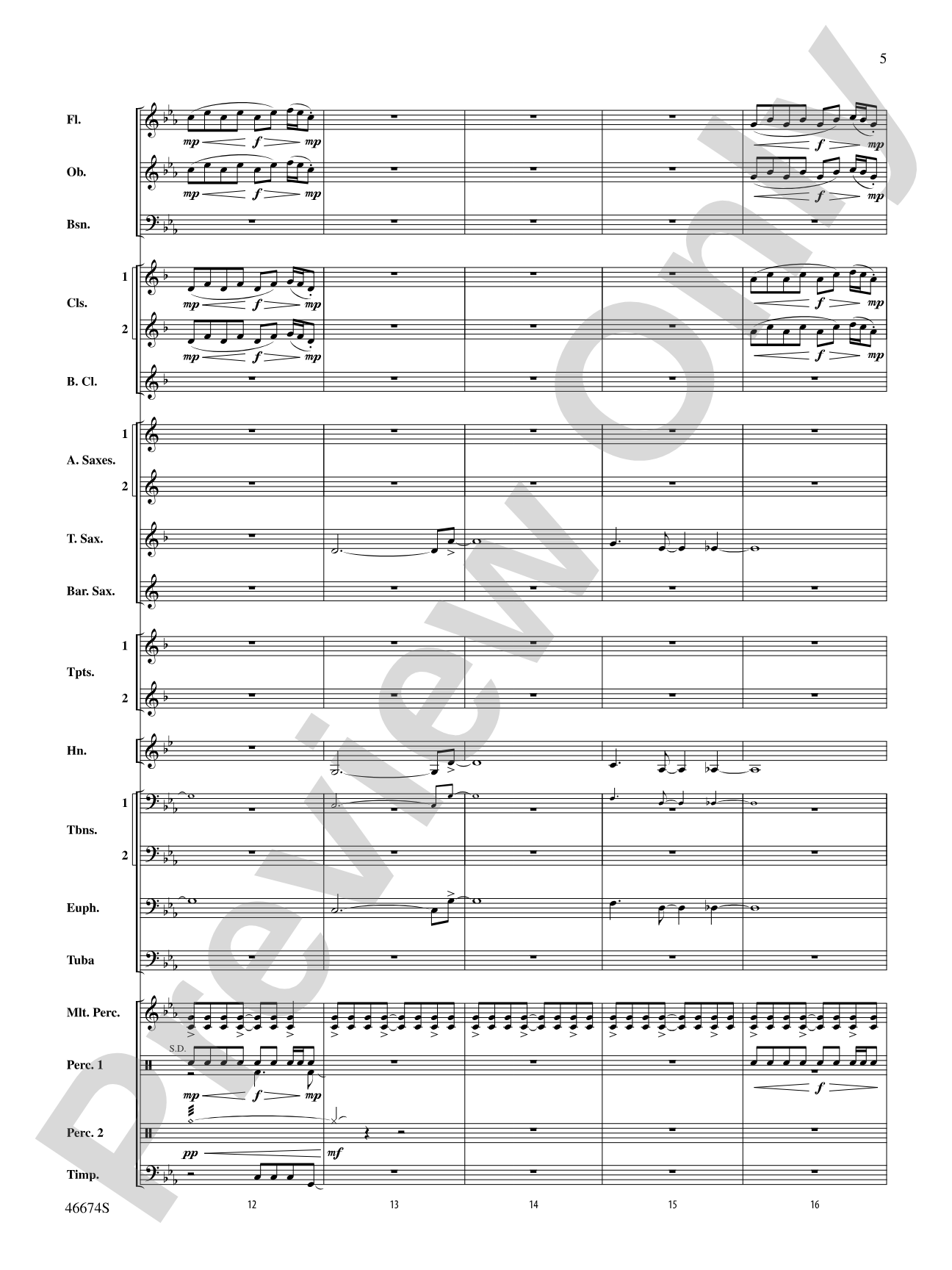 Event Horizon: Concert Band Conductor Score & Parts