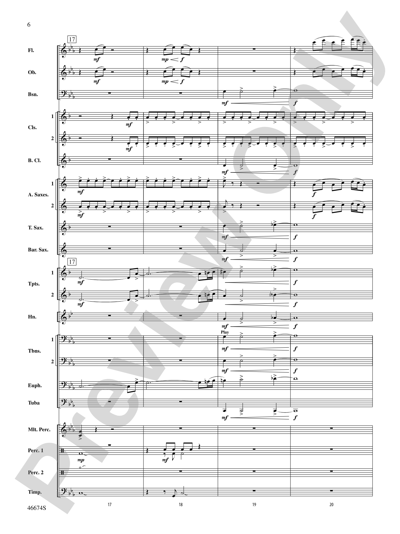 Event Horizon: Concert Band Conductor Score & Parts