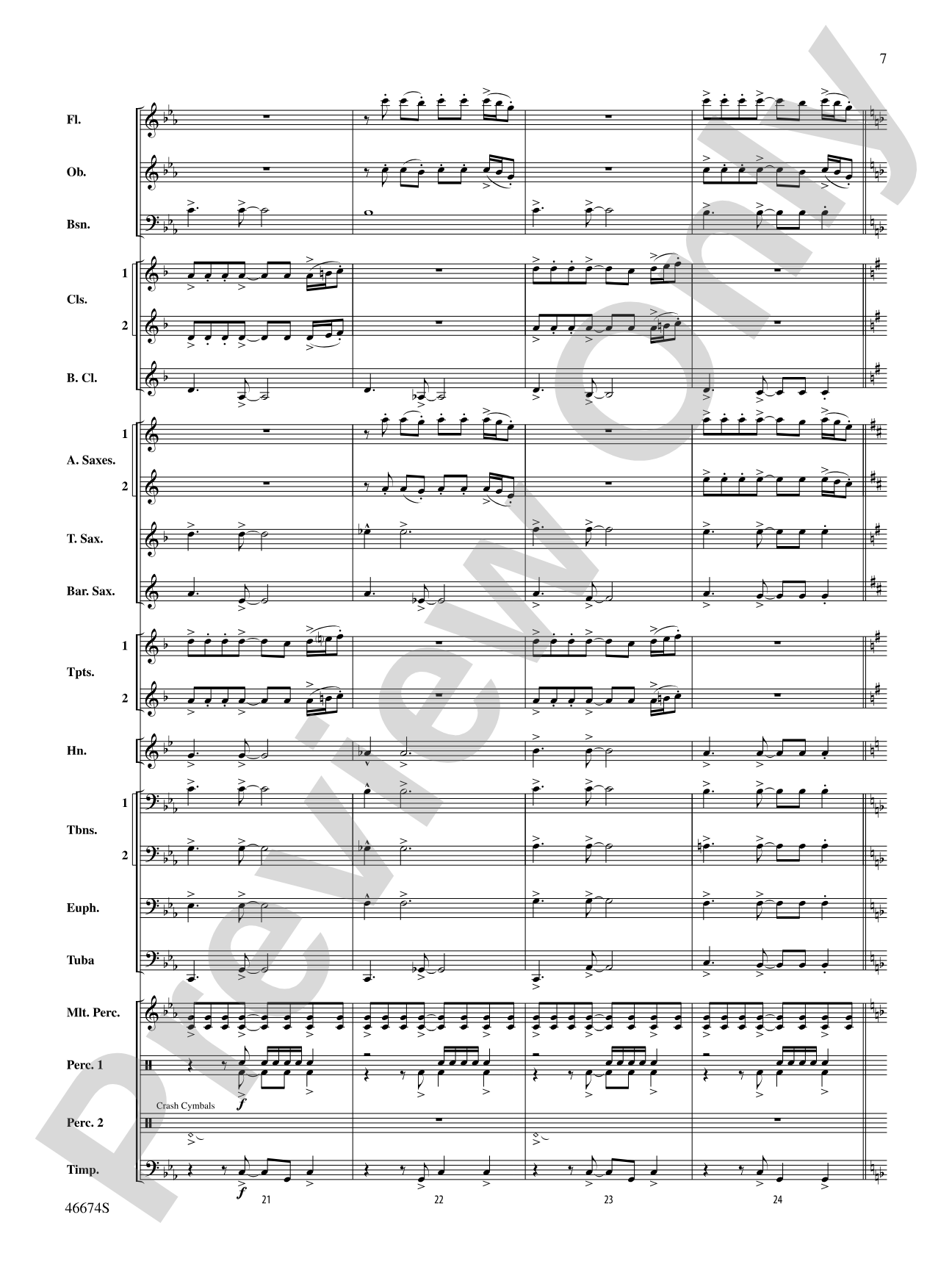 Event Horizon: Concert Band Conductor Score & Parts