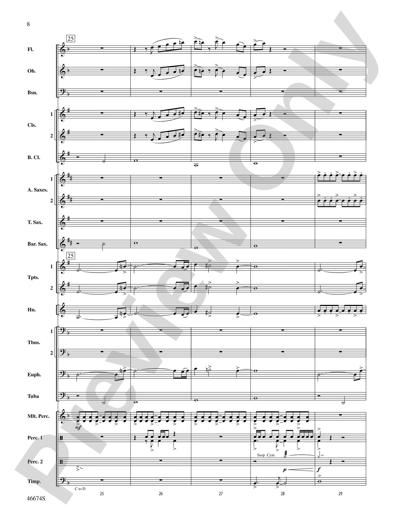 Event Horizon: Concert Band Conductor Score & Parts