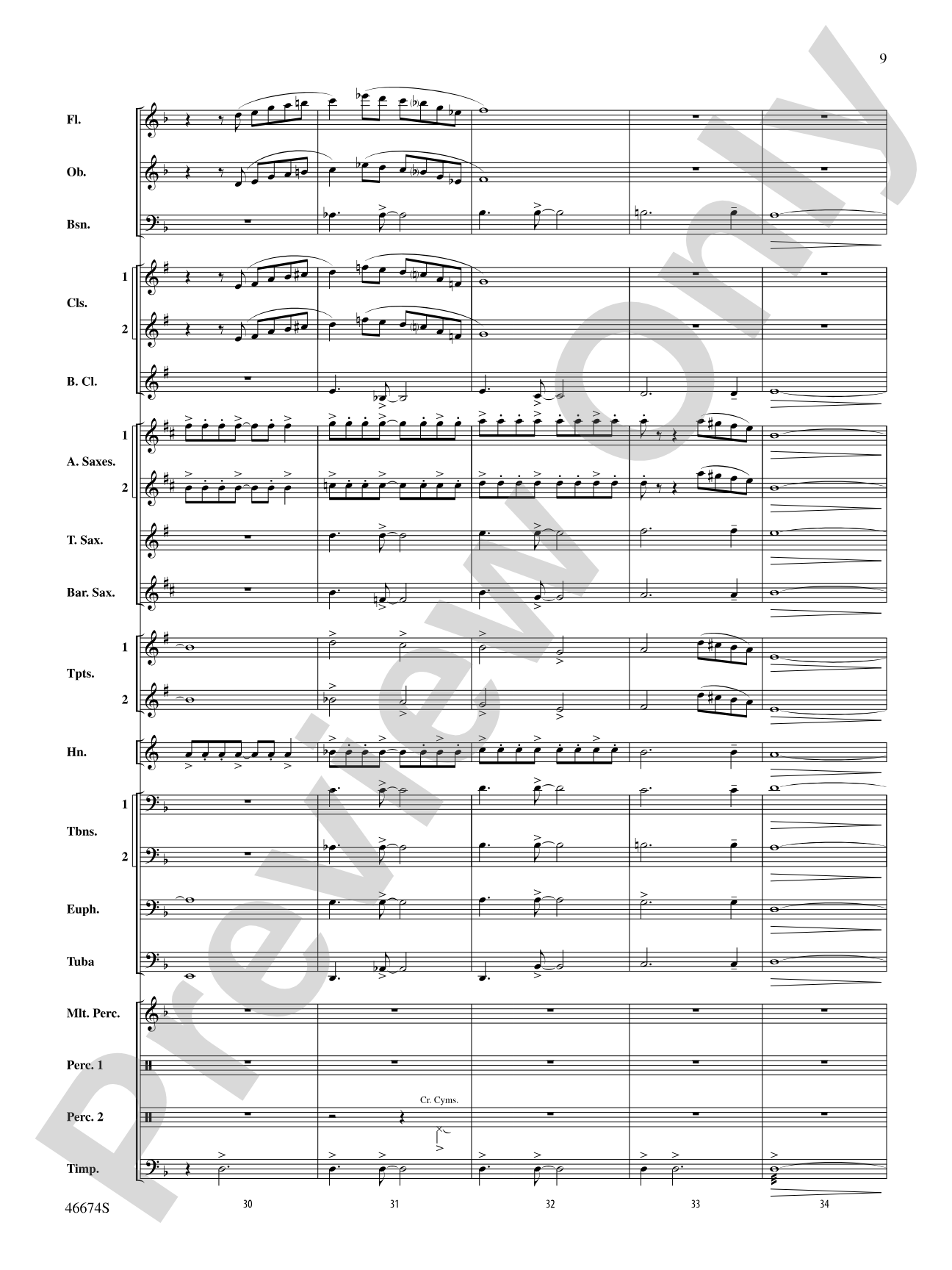 Event Horizon: Concert Band Conductor Score & Parts