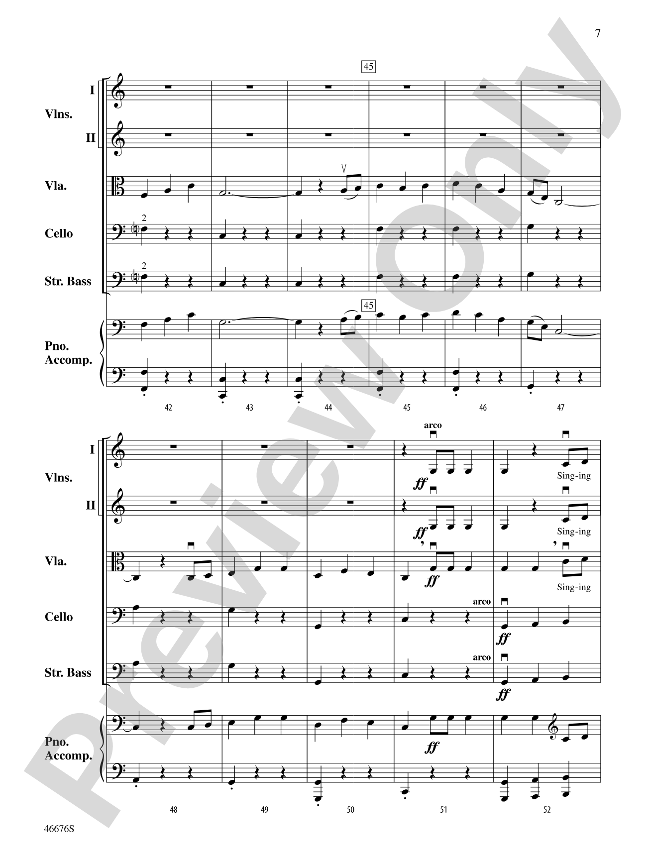 Botany Bay: String Orchestra Conductor Score & Parts
