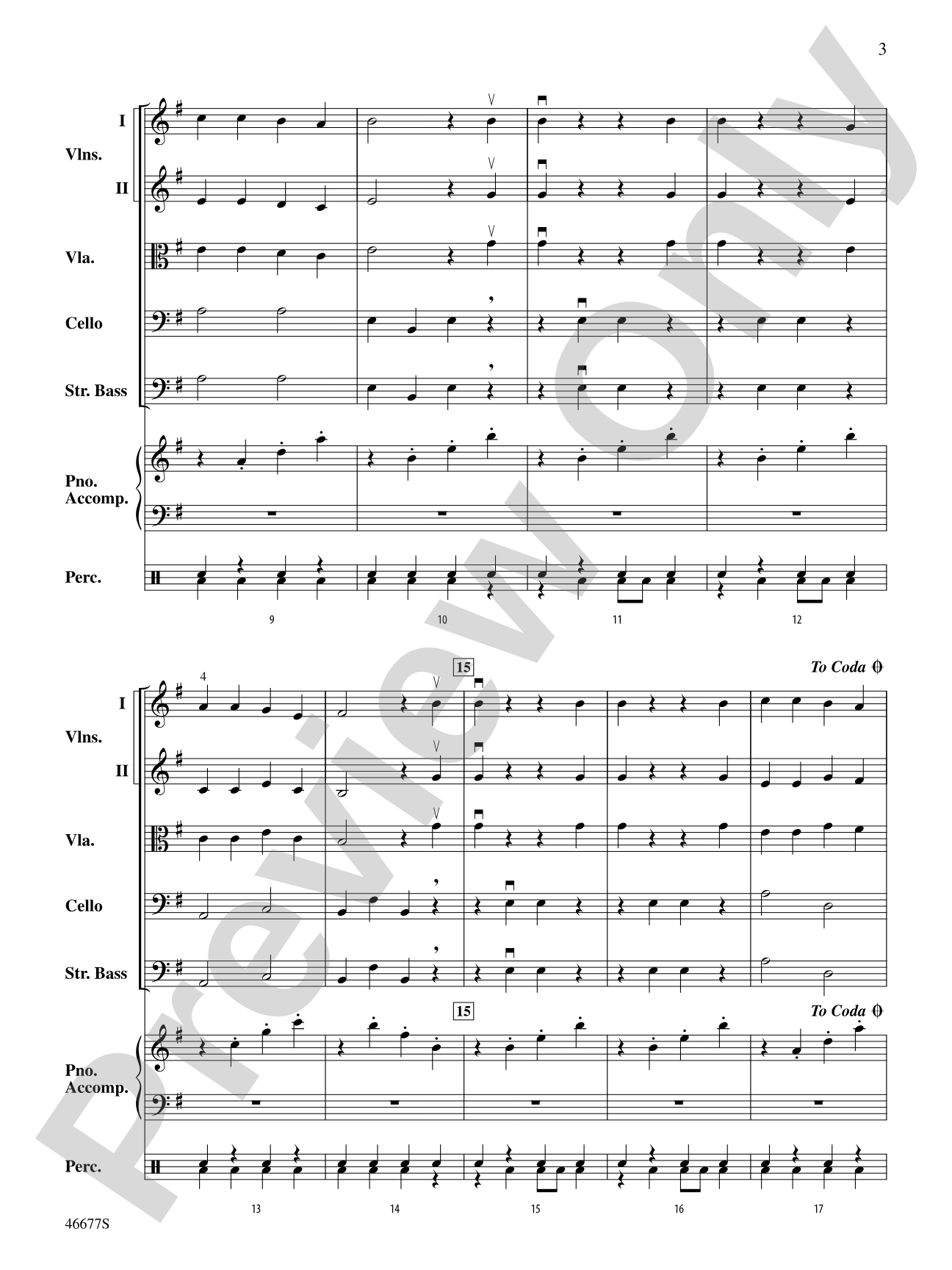 Zombie Dance: String Orchestra Conductor Score & Parts
