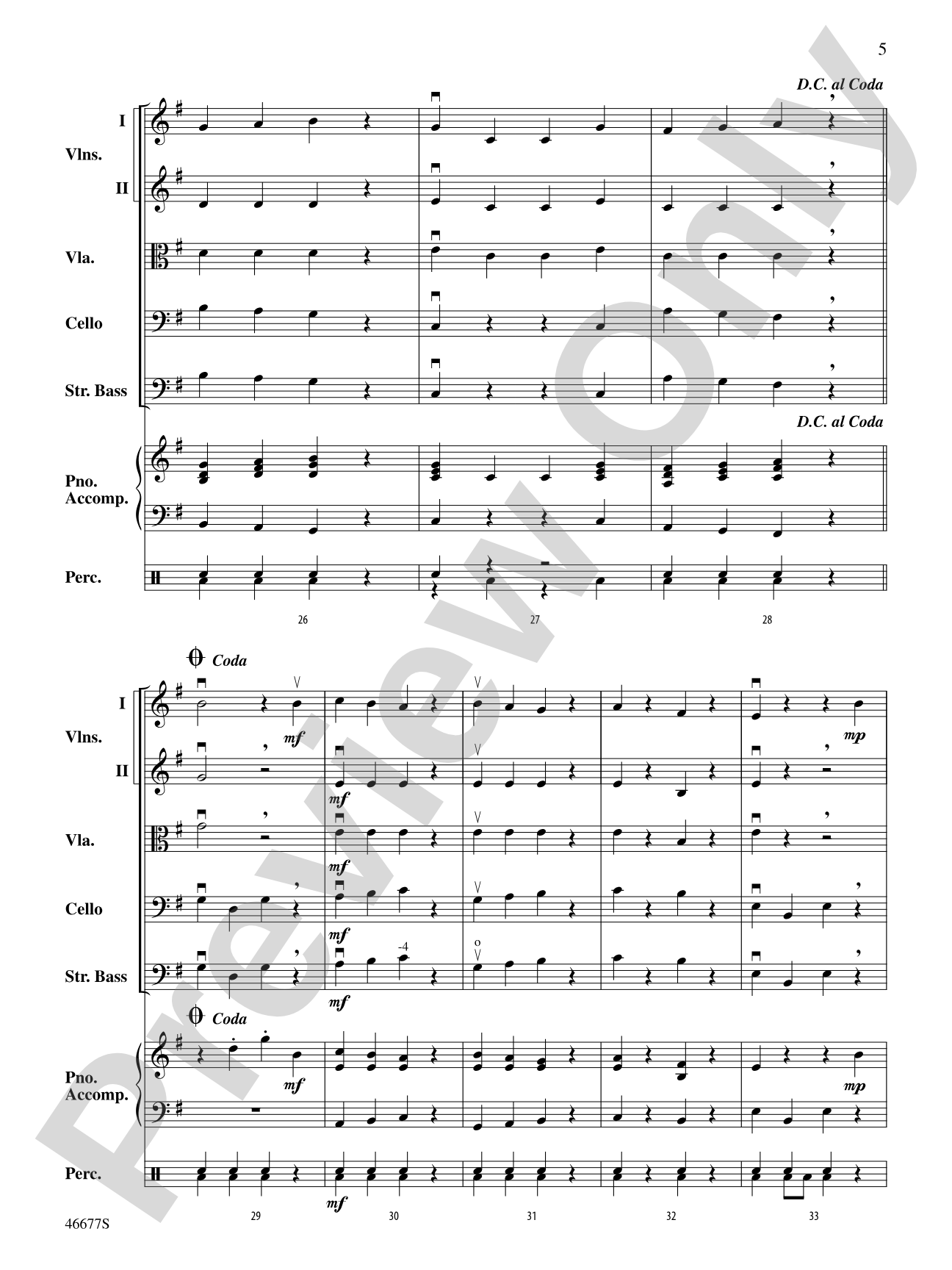 Zombie Dance: String Orchestra Conductor Score & Parts
