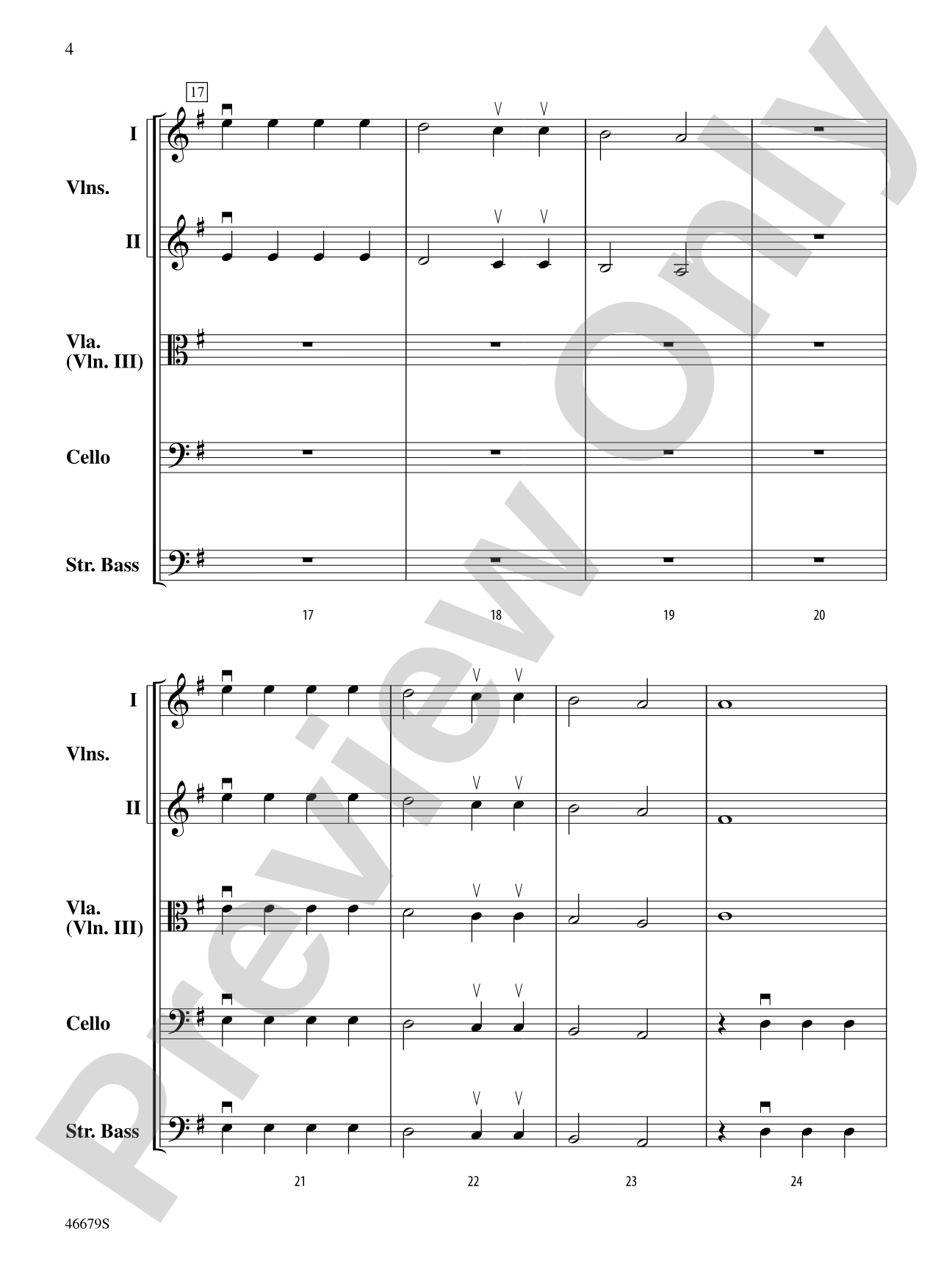 Three Tchaikovsky Themes: String Orchestra Conductor Score & Parts