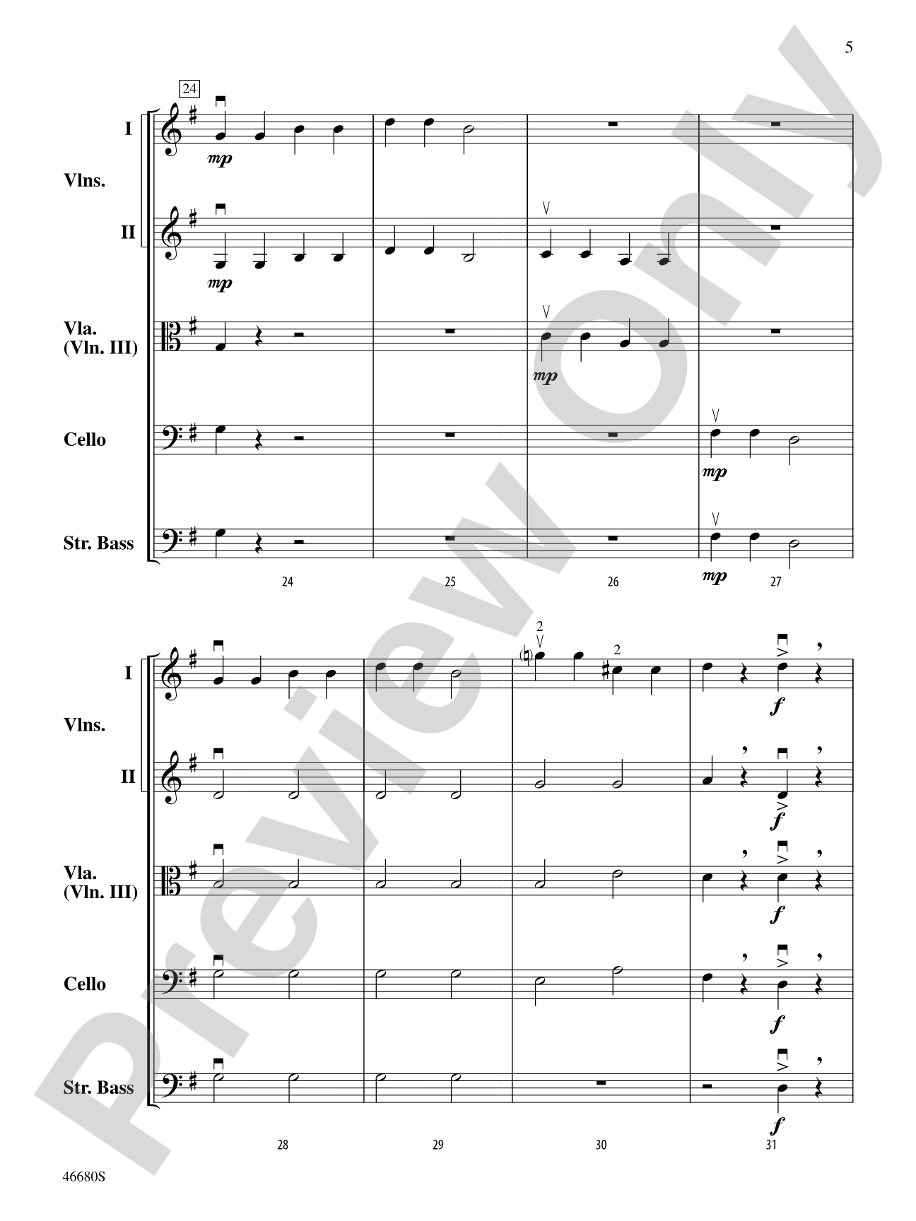 A (Very) Short History of Music: String Orchestra Conductor Score & Parts