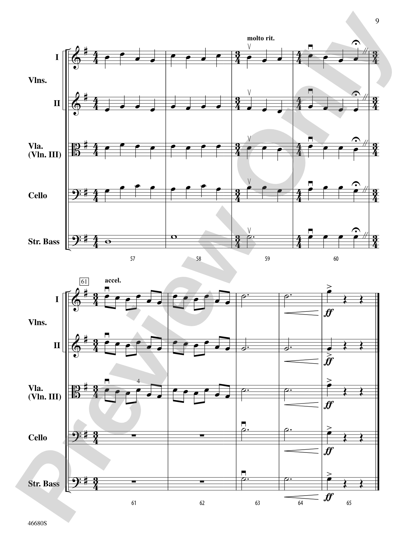 A (Very) Short History of Music: String Orchestra Conductor Score & Parts