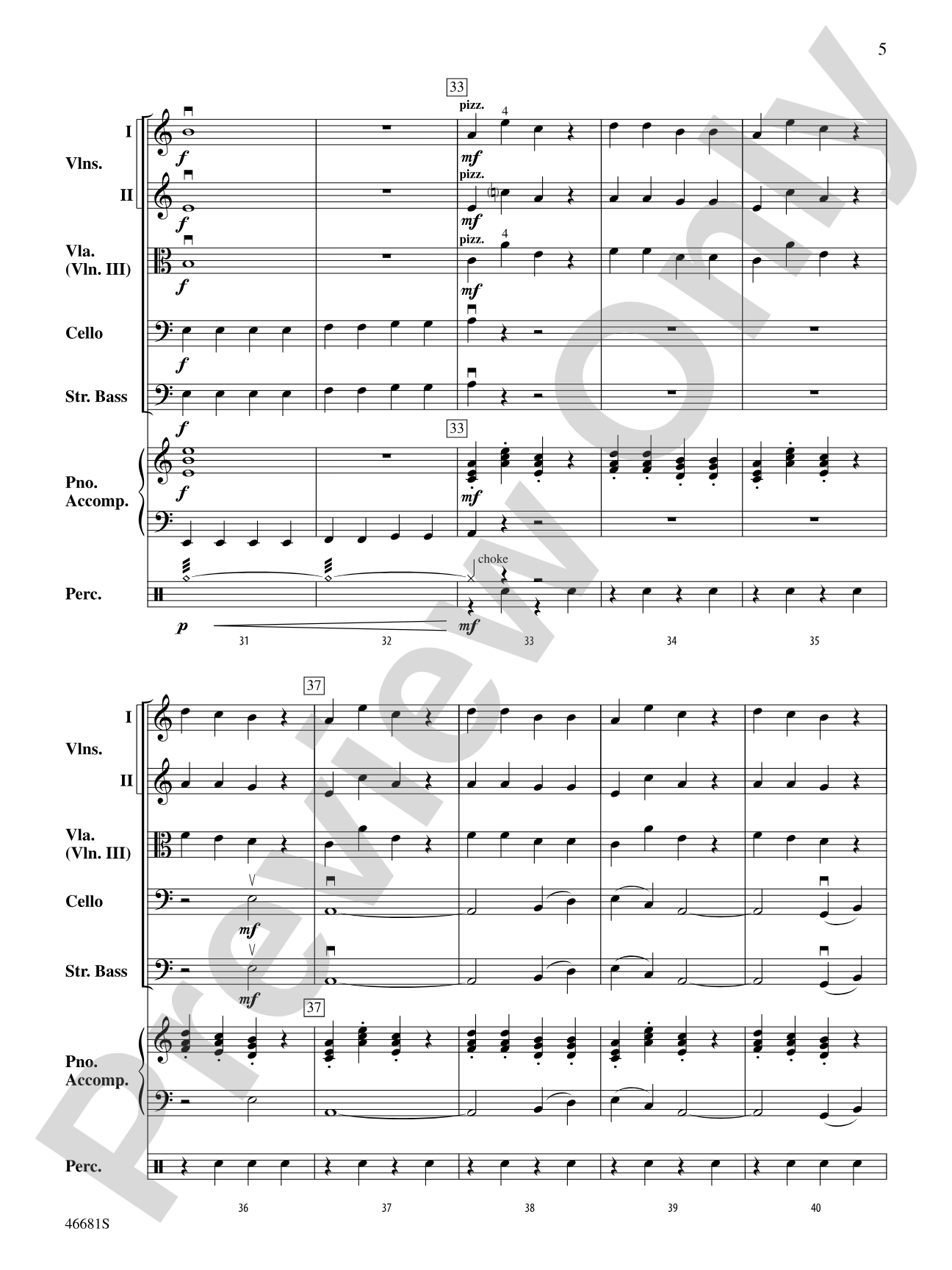Barnburner: String Orchestra Conductor Score & Parts