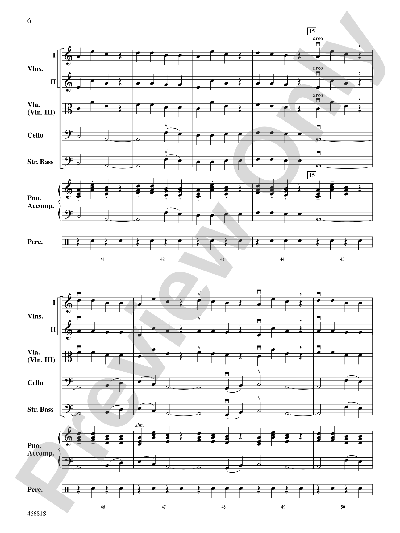 Barnburner: String Orchestra Conductor Score & Parts