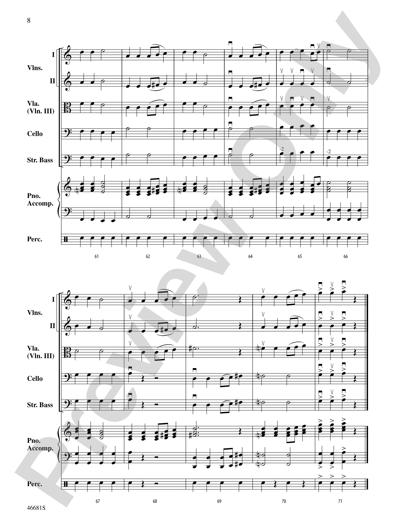 Barnburner: String Orchestra Conductor Score & Parts