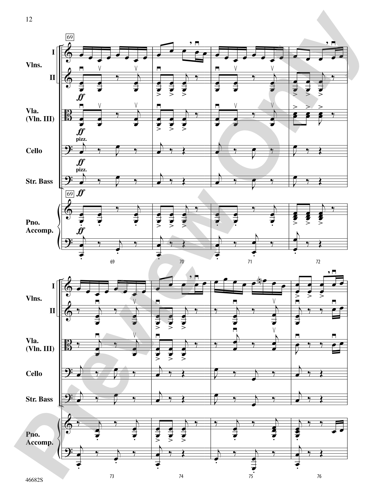 Soldier's Joy: String Orchestra Conductor Score & Parts