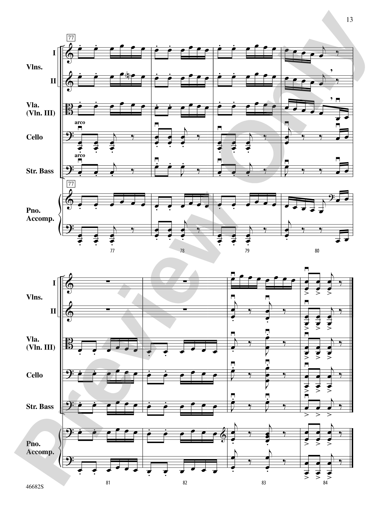 Soldier's Joy: String Orchestra Conductor Score & Parts