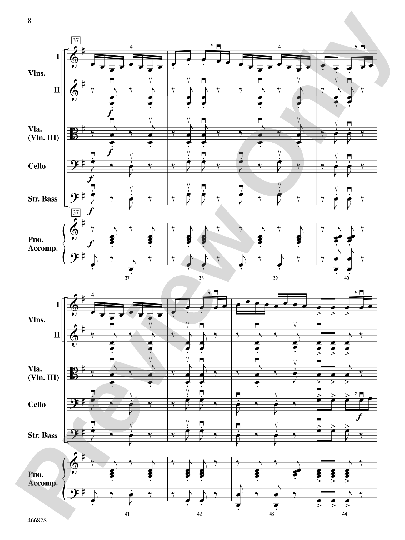 Soldier's Joy: String Orchestra Conductor Score & Parts