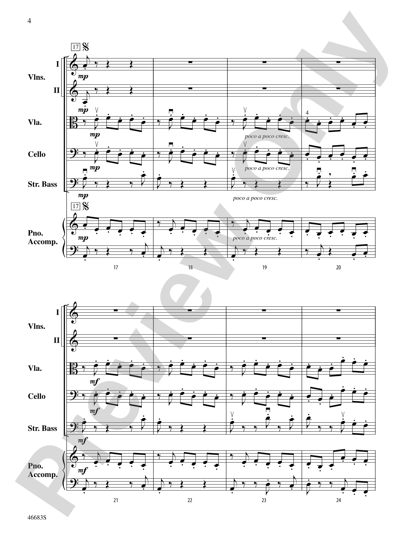Legend of Asturias: String Orchestra Conductor Score & Parts