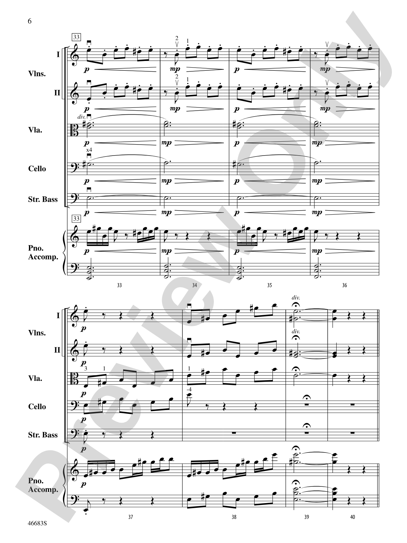 Legend of Asturias: String Orchestra Conductor Score & Parts