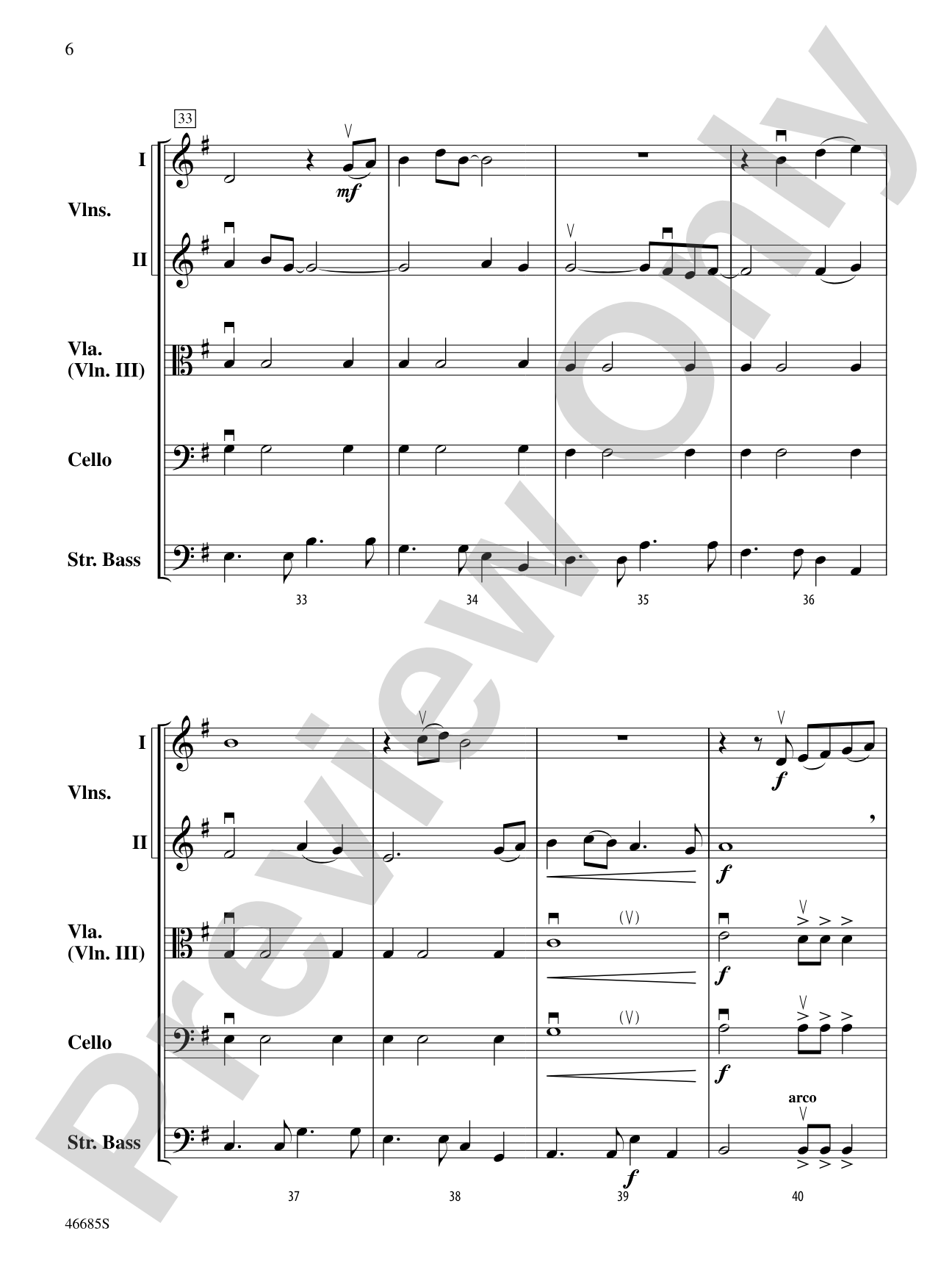 L'improviste Vignette: String Orchestra Conductor Score & Parts