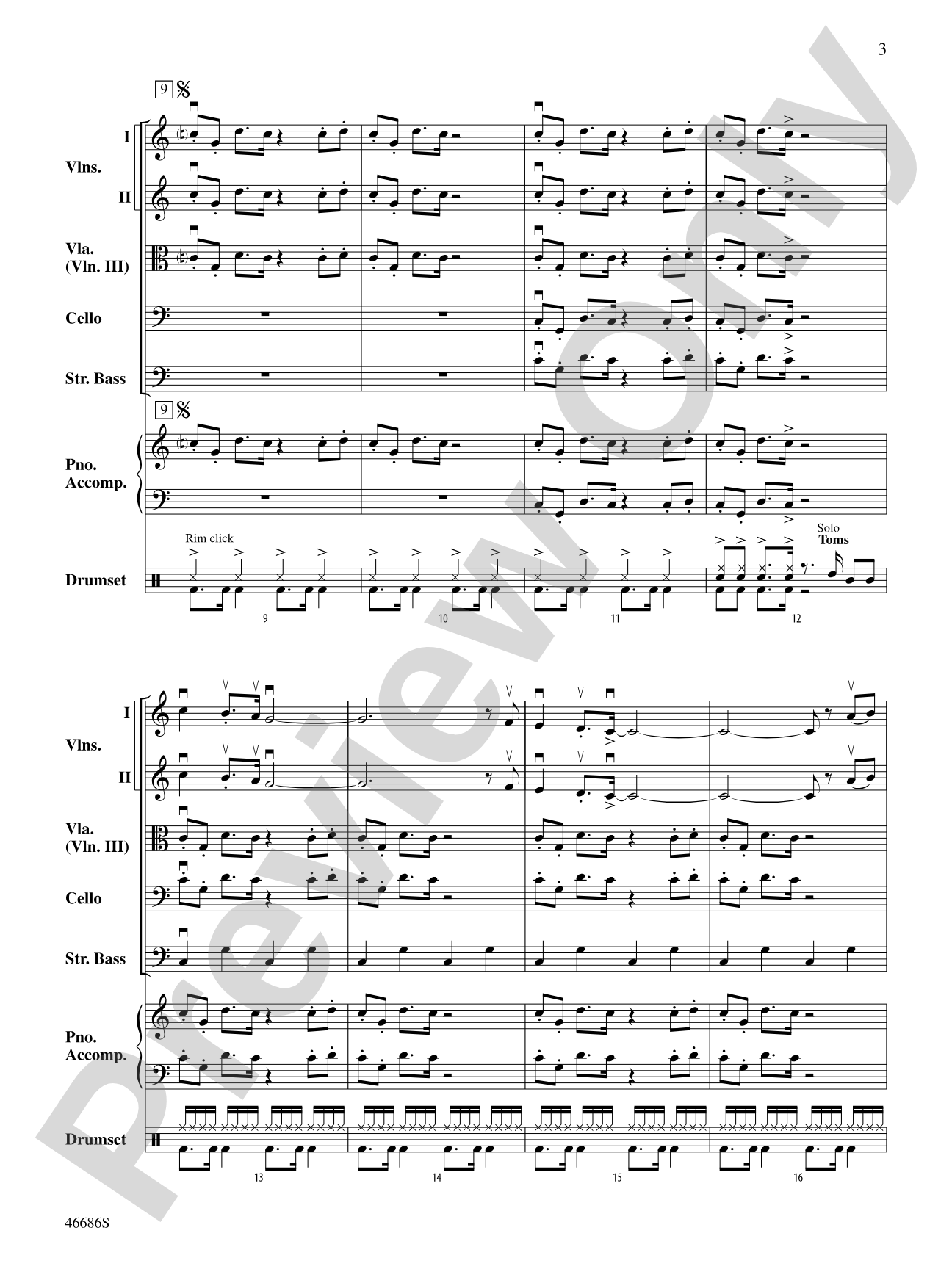 A Joyful Christmas: Score