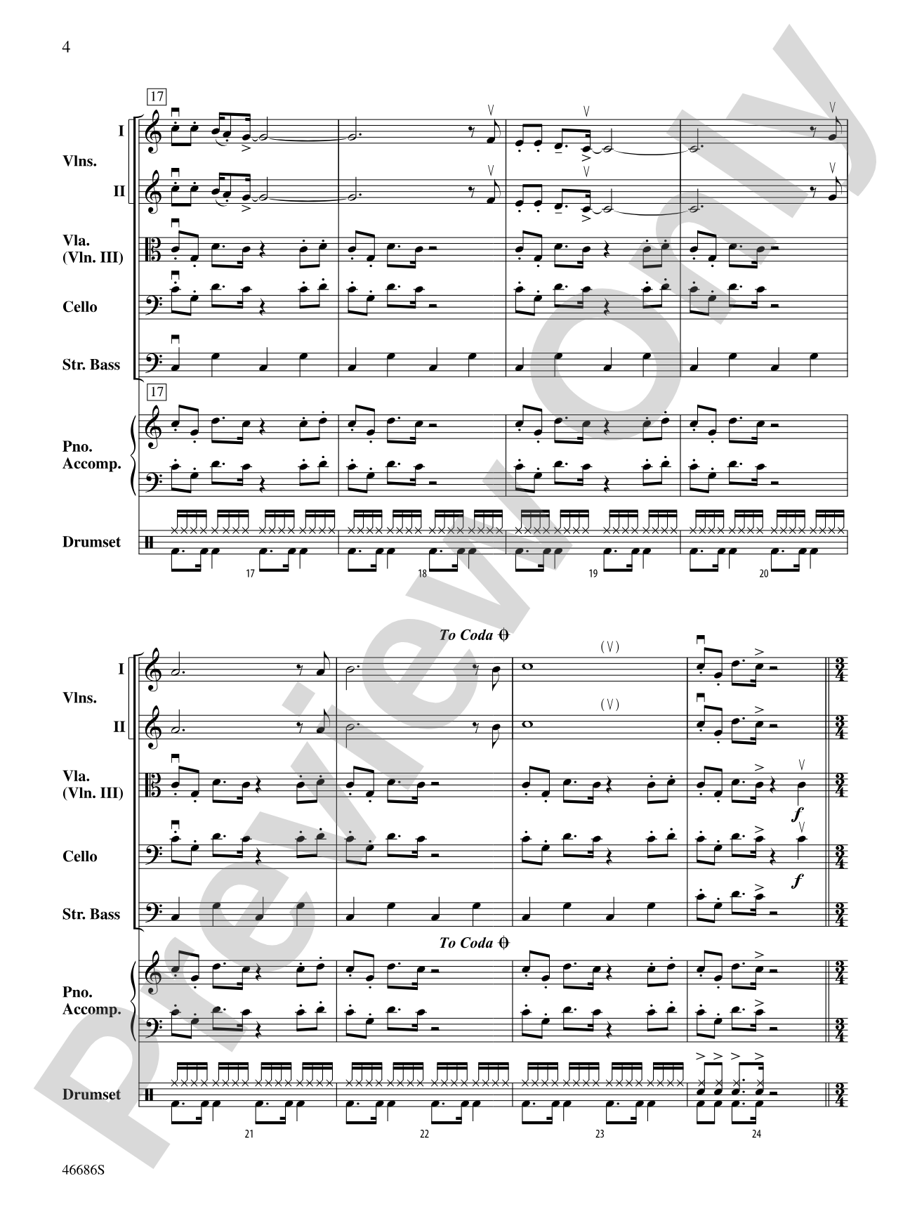 A Joyful Christmas: Score