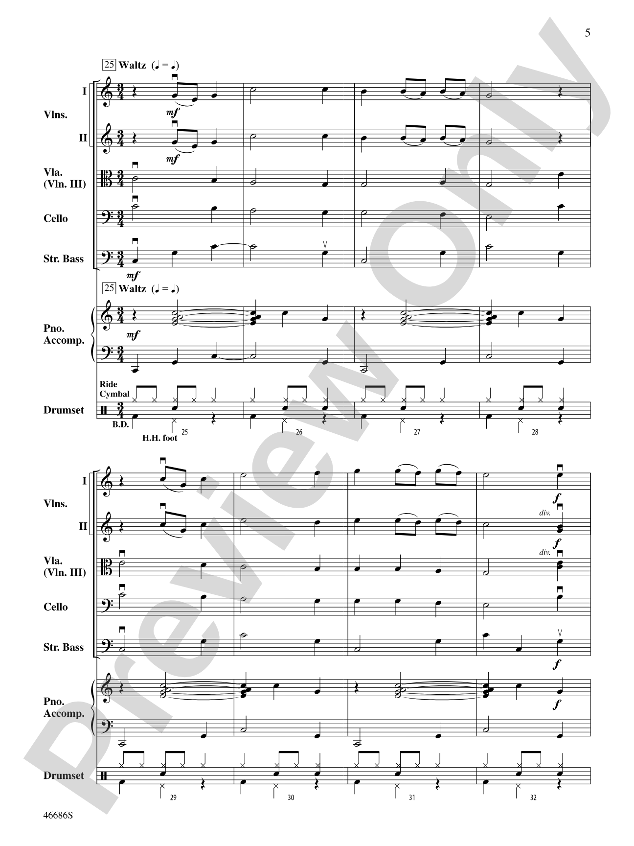 A Joyful Christmas: Score