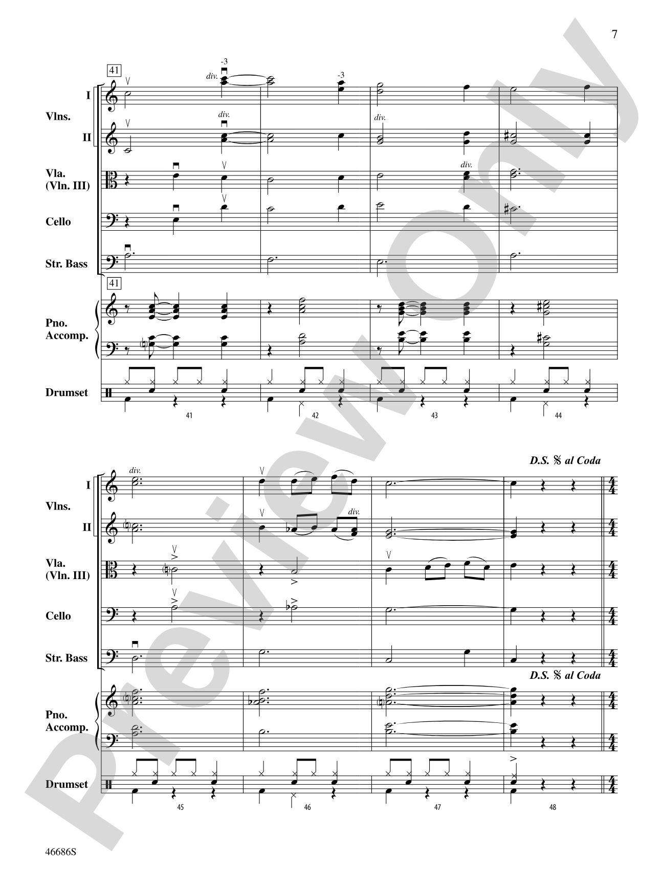 A Joyful Christmas: Score