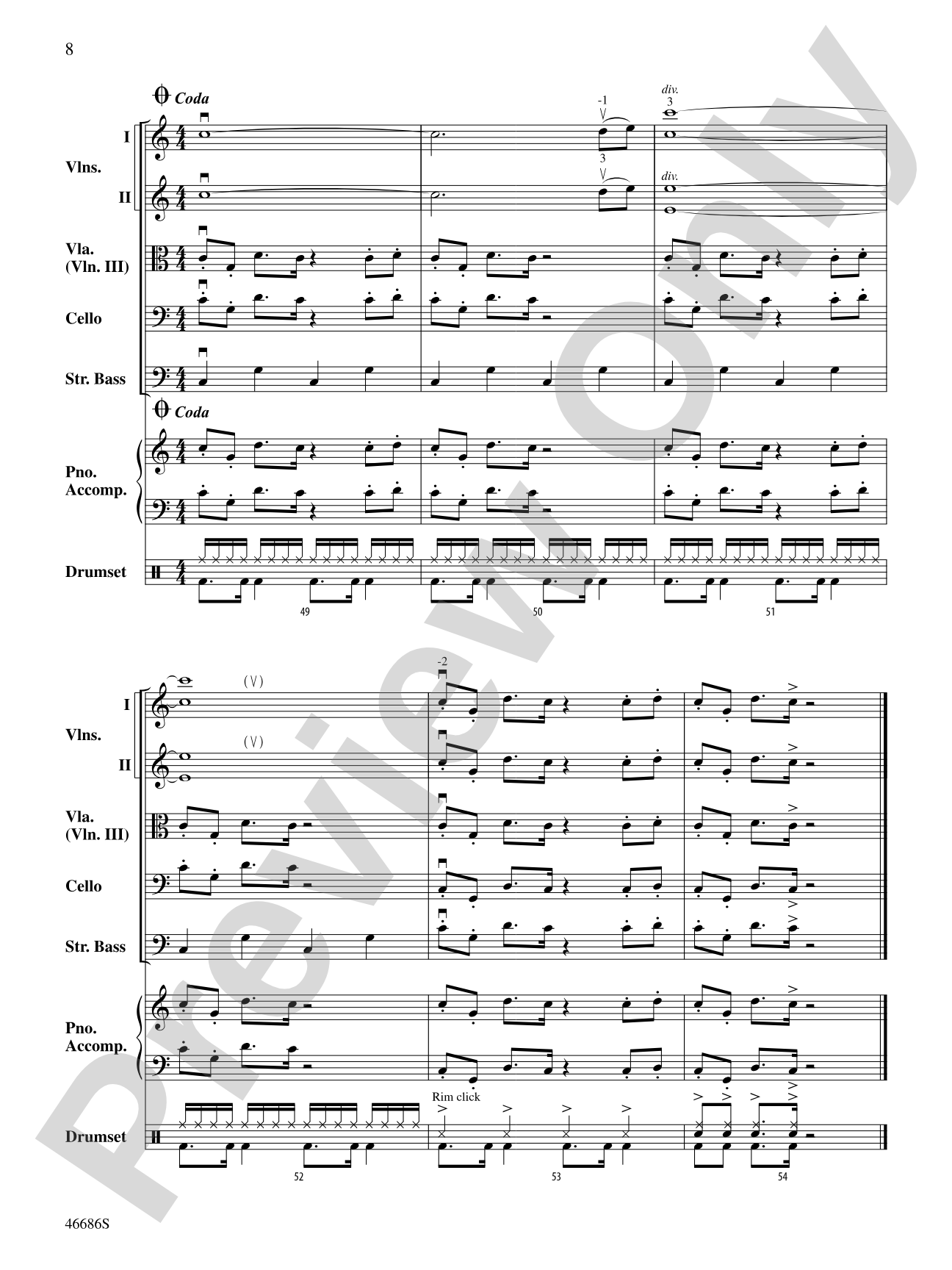 A Joyful Christmas: Score