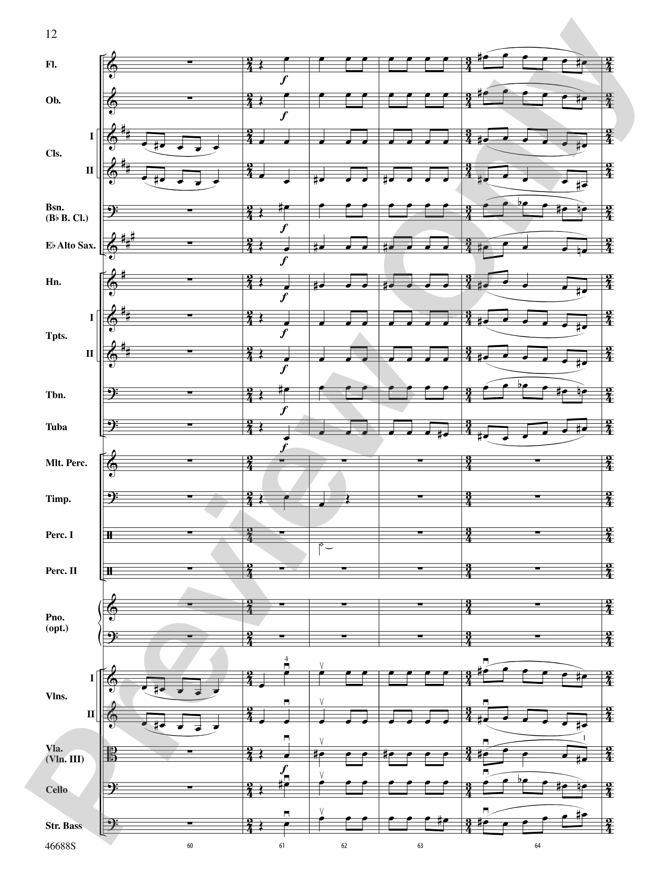 Russian Christmas Music: Score