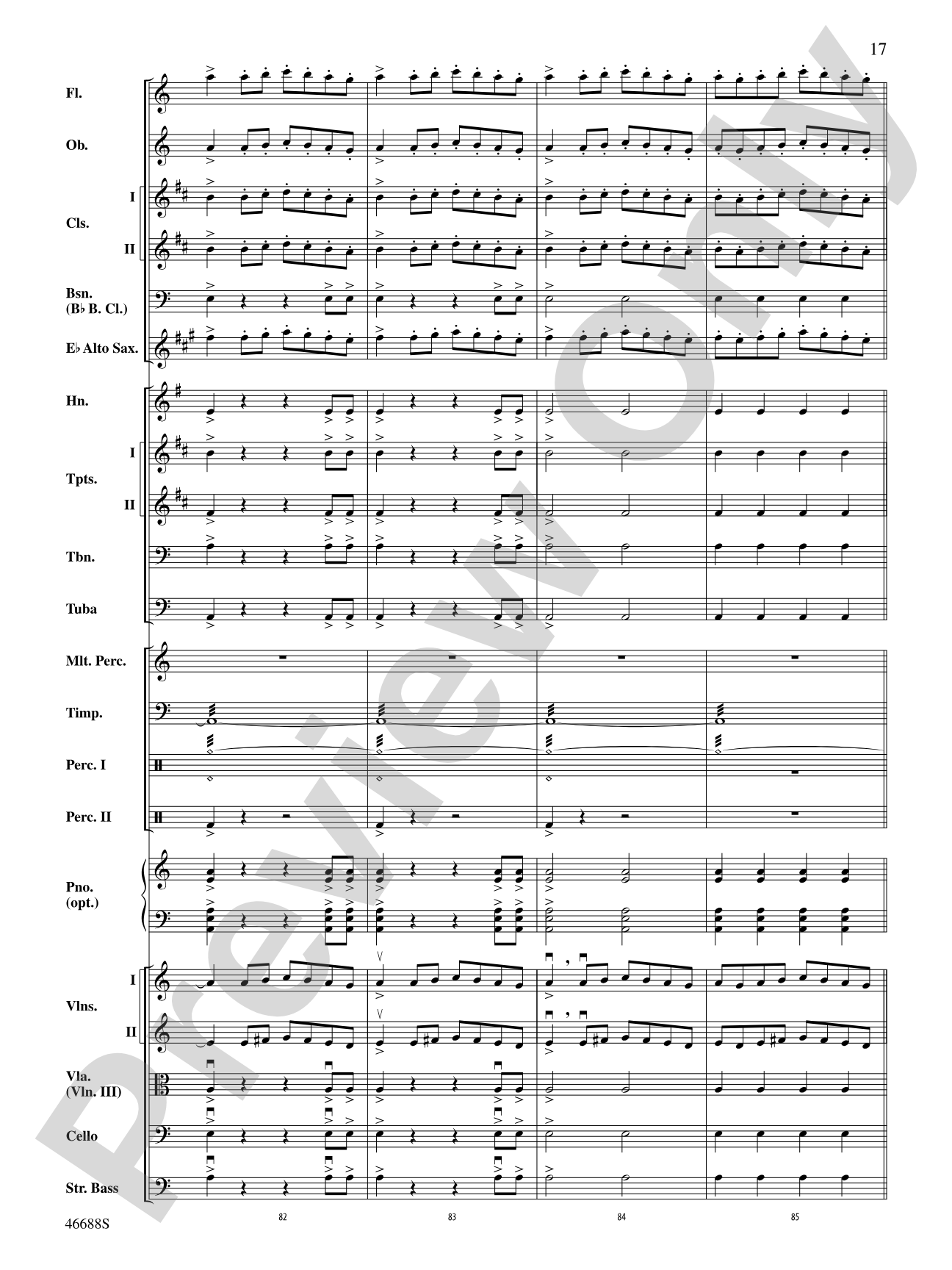 Russian Christmas Music: Score