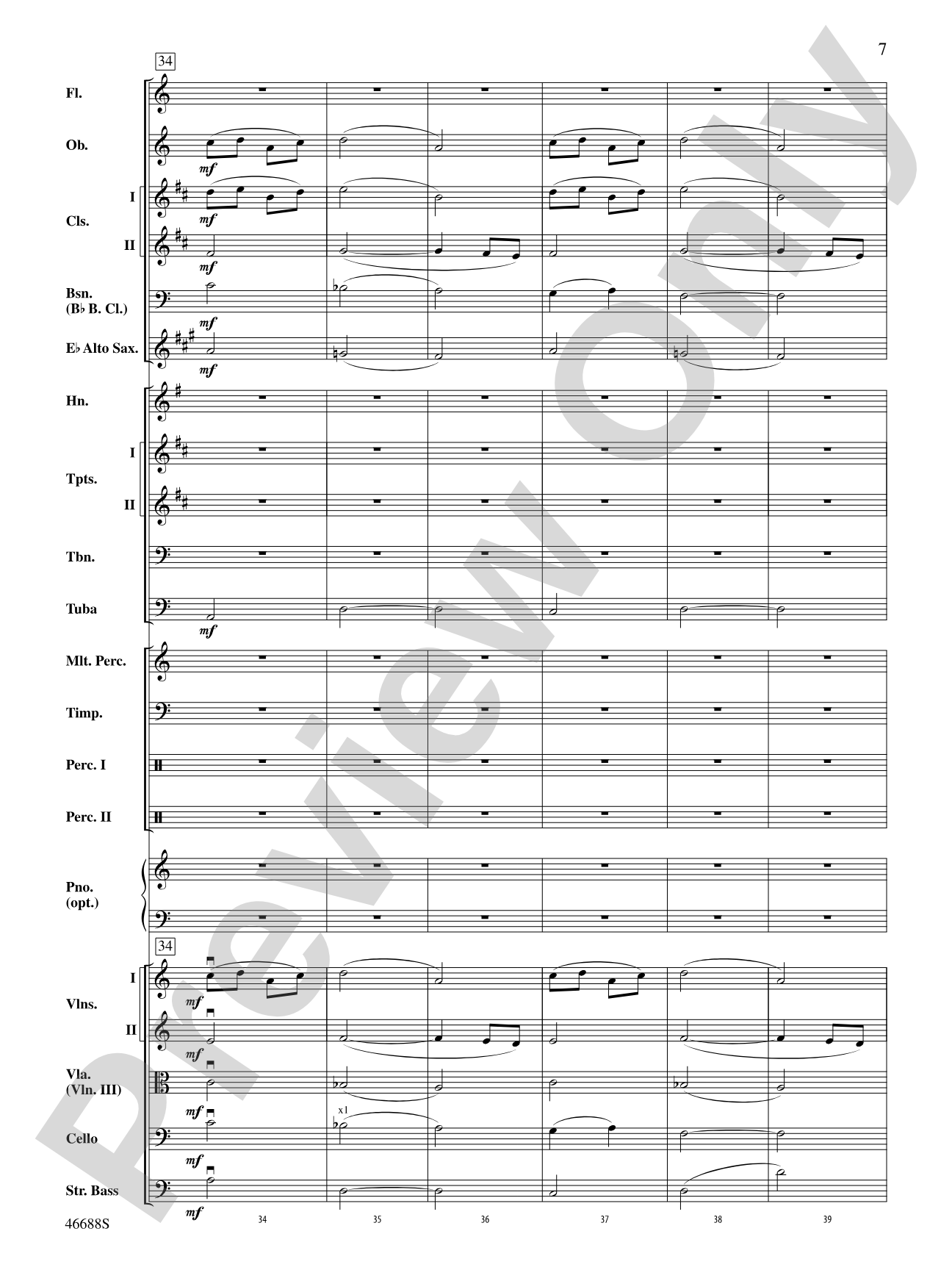 Russian Christmas Music: Score