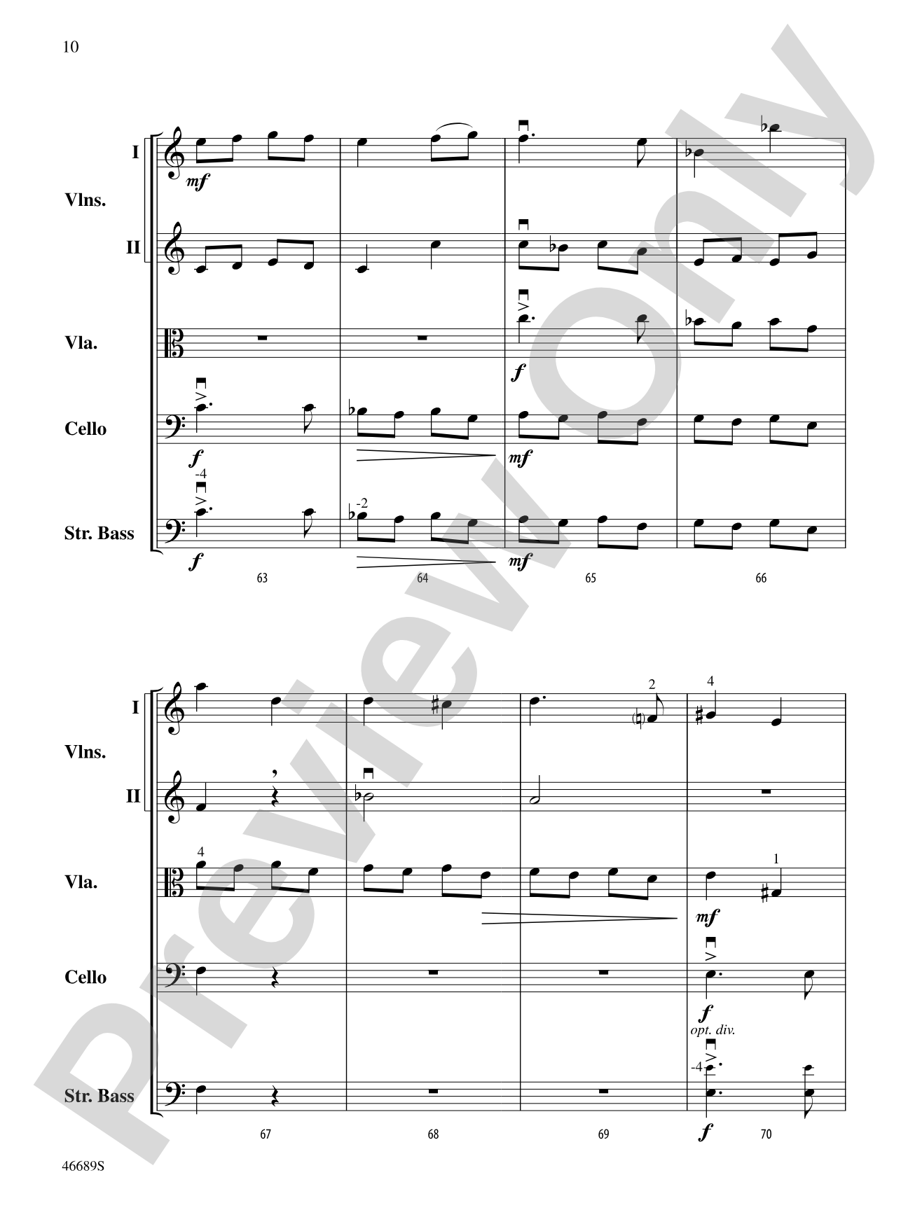 Presto: String Orchestra Conductor Score & Parts