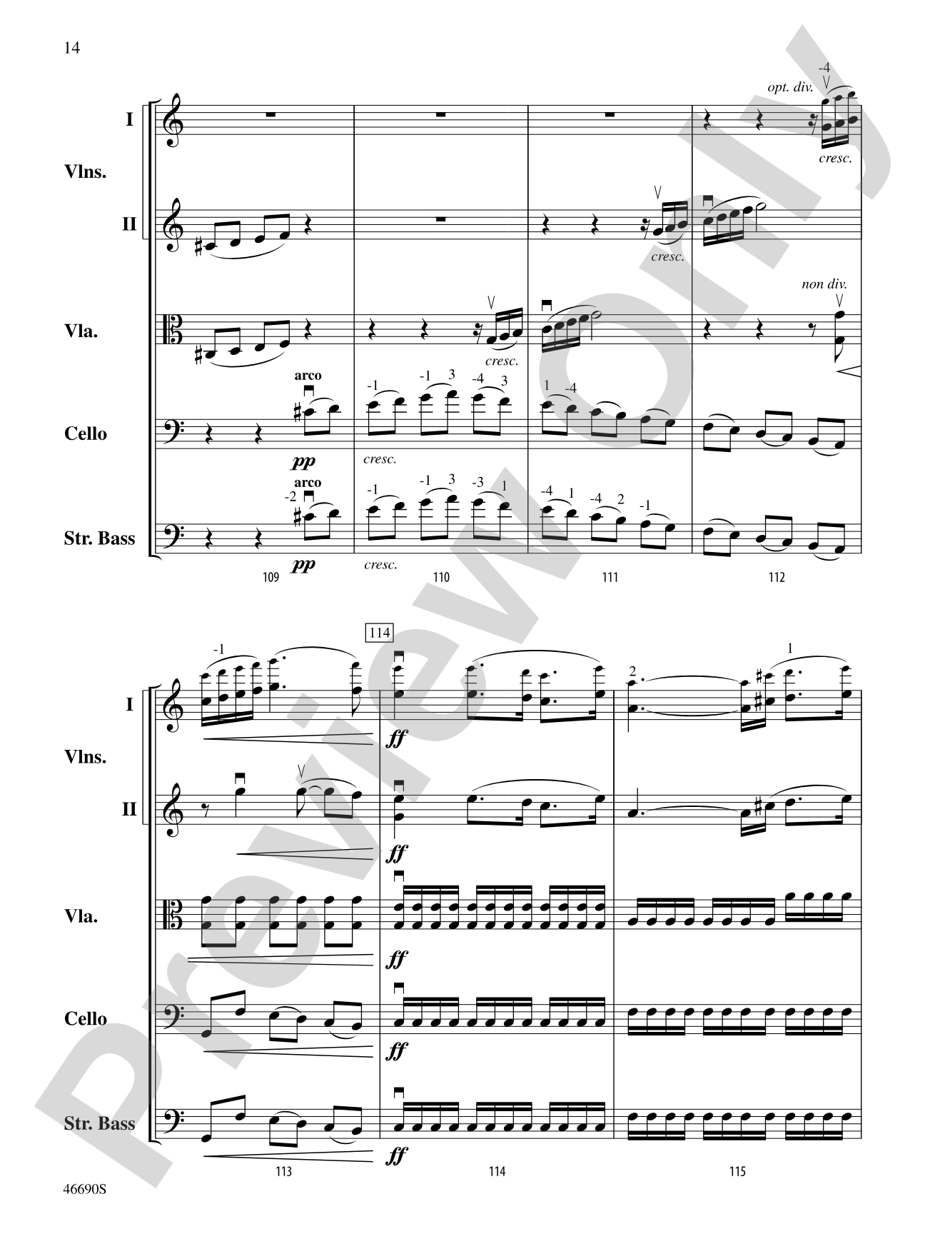 Symphony No. 5 in C Minor, Op. 67: String Orchestra Conductor Score & Parts