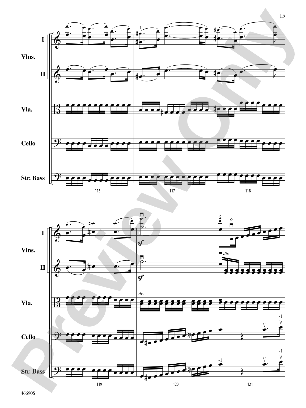 Symphony No. 5 in C Minor, Op. 67: String Orchestra Conductor Score & Parts
