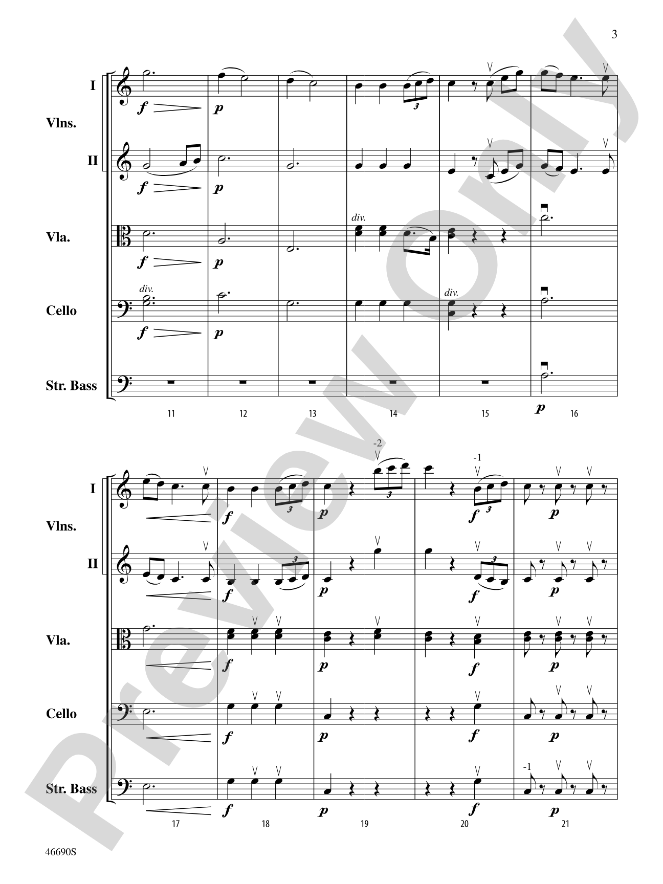 Symphony No. 5 in C Minor, Op. 67: String Orchestra Conductor Score & Parts
