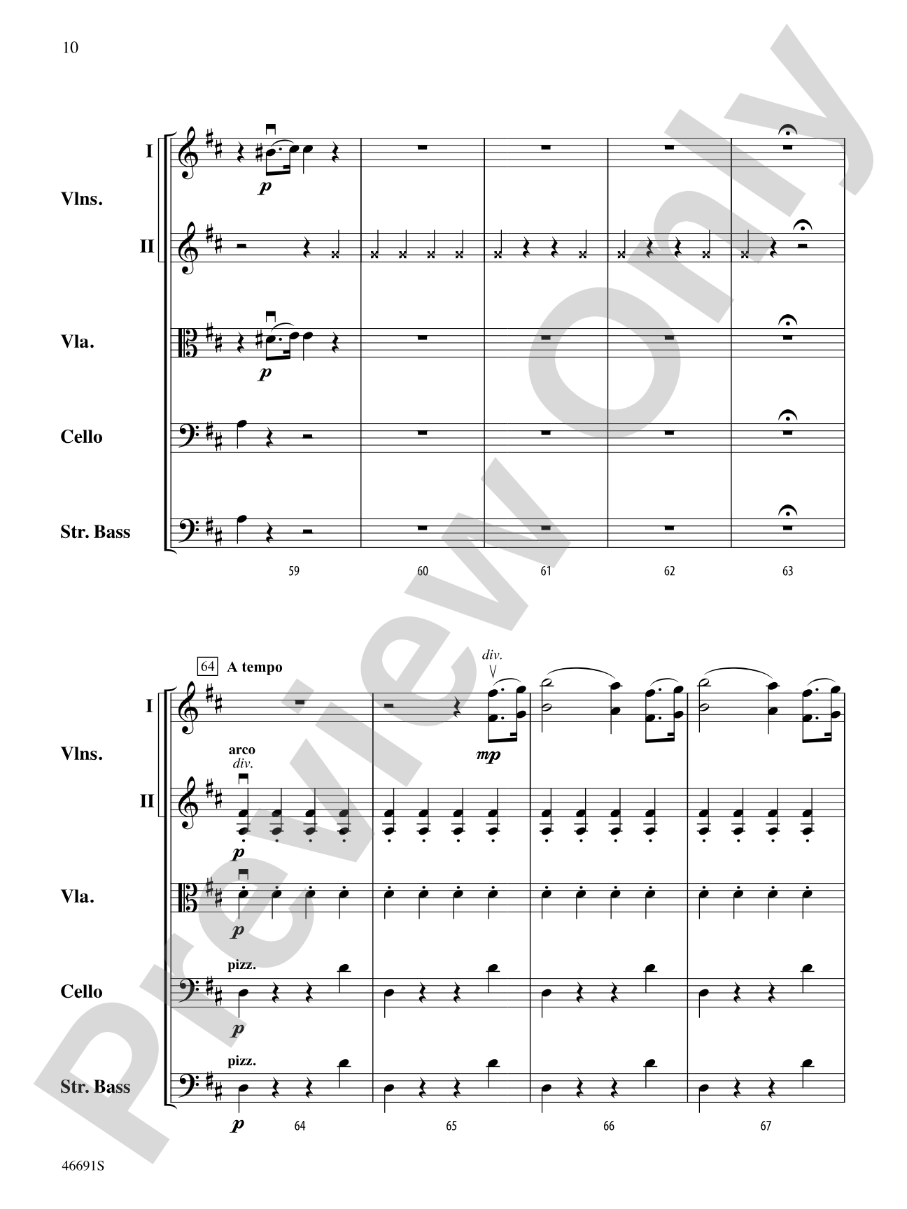 Overture to Il signor Bruschino: String Orchestra Conductor Score & Parts