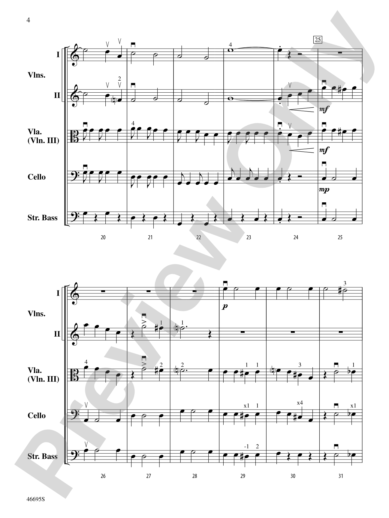 Mele Kalikimaka: String Orchestra Conductor Score & Parts