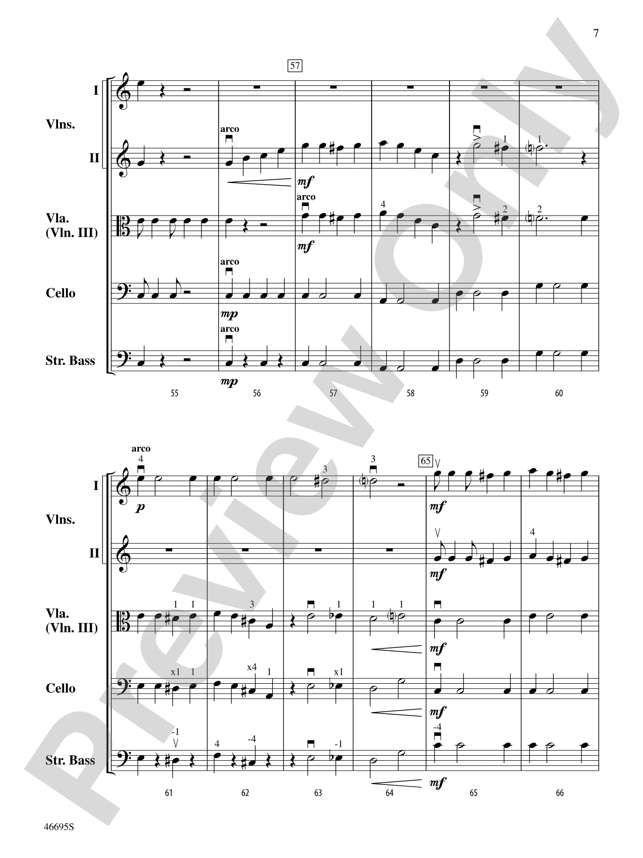 Mele Kalikimaka: String Orchestra Conductor Score & Parts