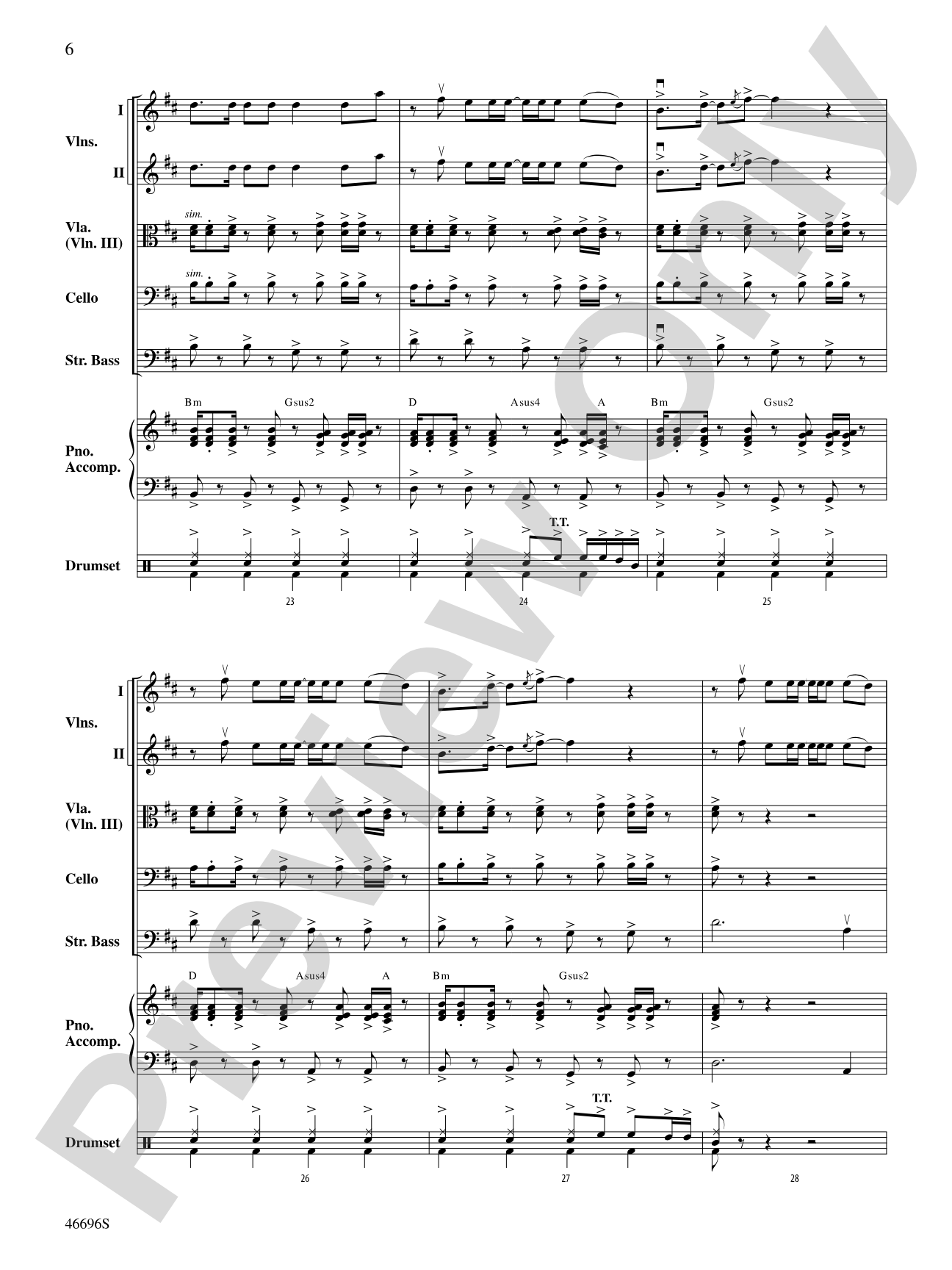 One Foot: String Orchestra Conductor Score & Parts
