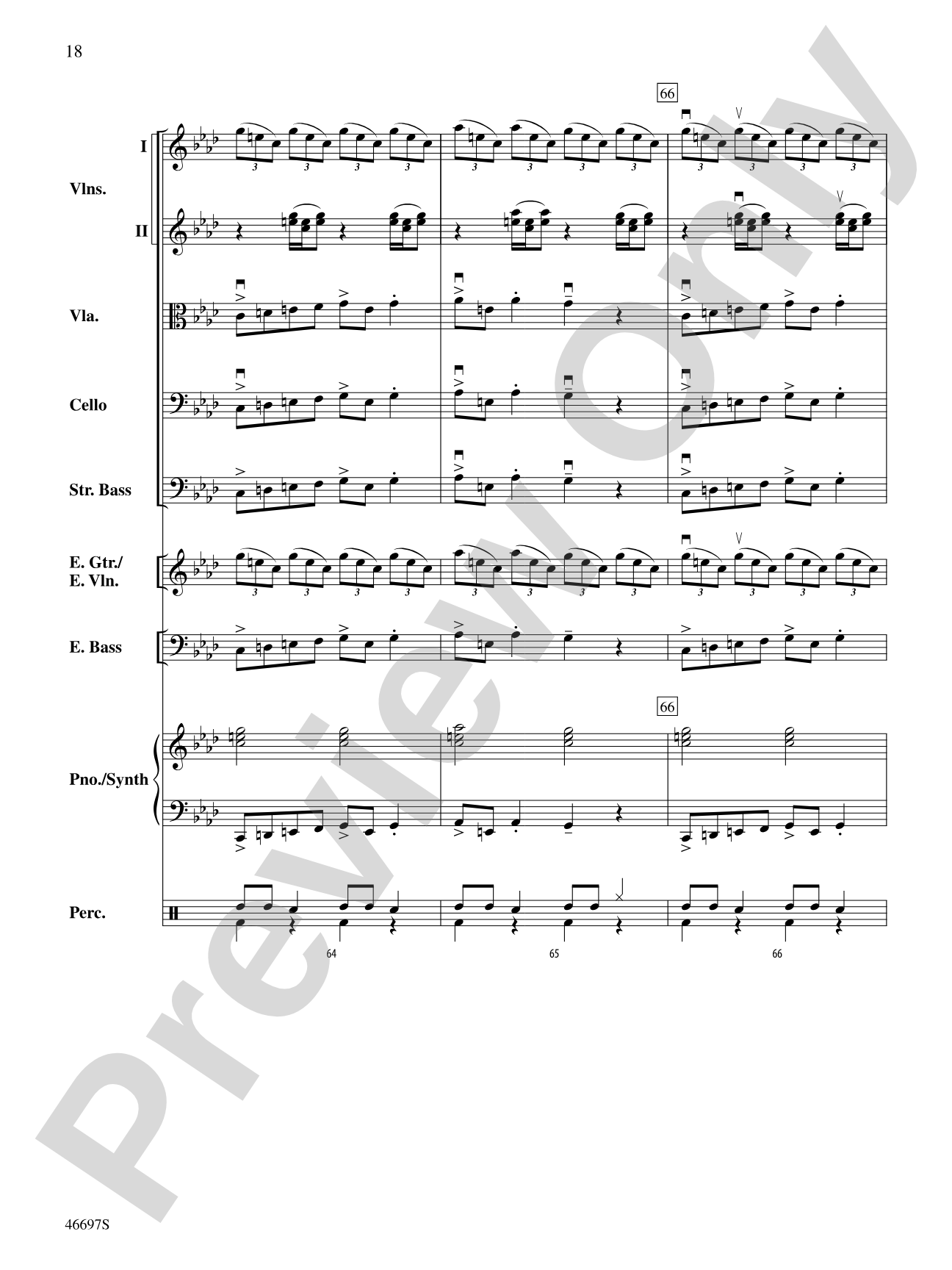 The Mountain: String Orchestra Conductor Score & Parts
