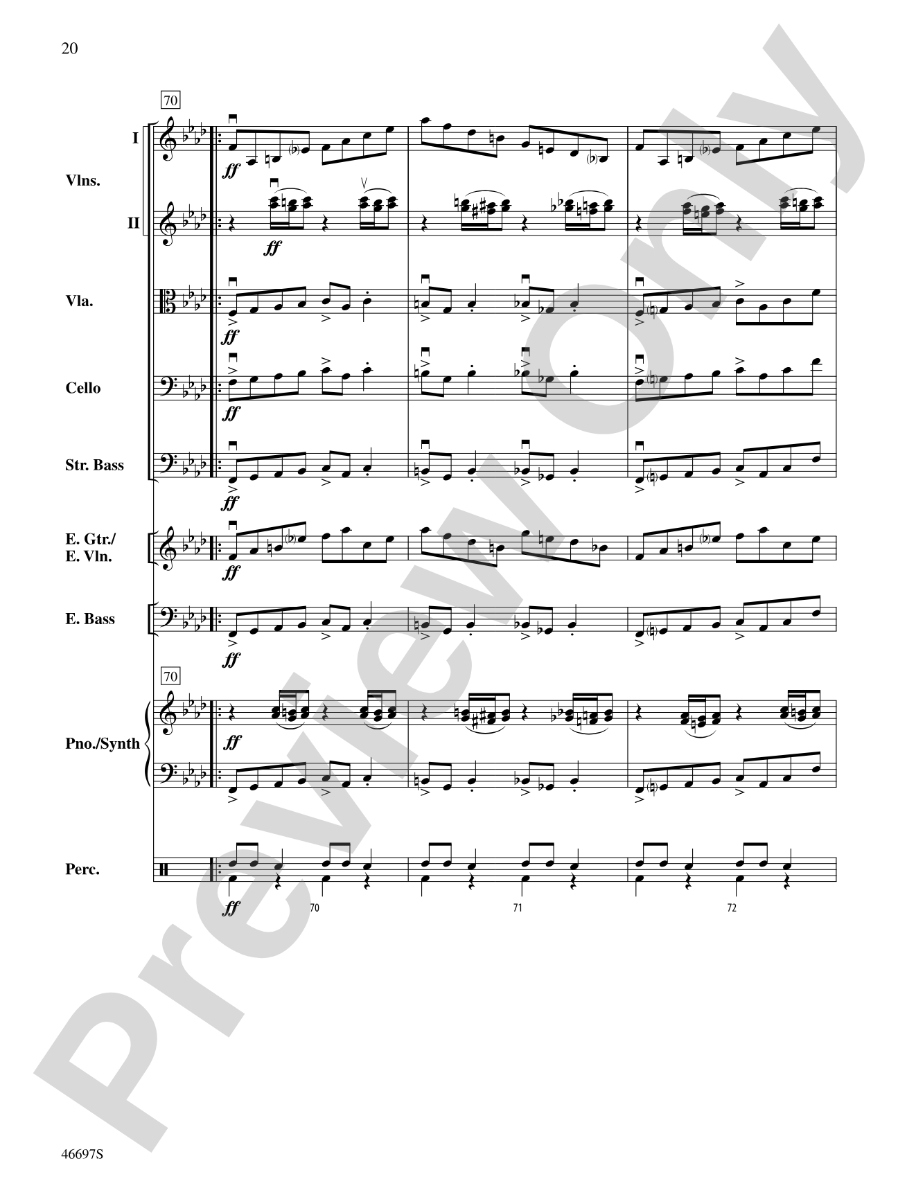 The Mountain: String Orchestra Conductor Score & Parts