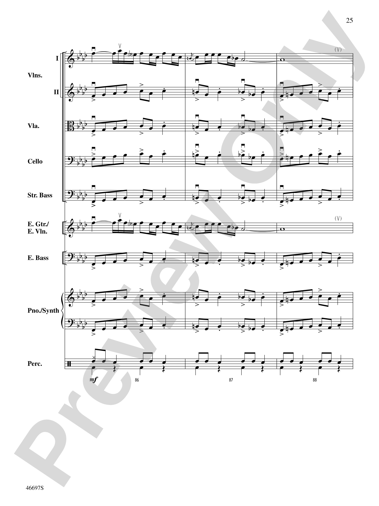 The Mountain: String Orchestra Conductor Score & Parts