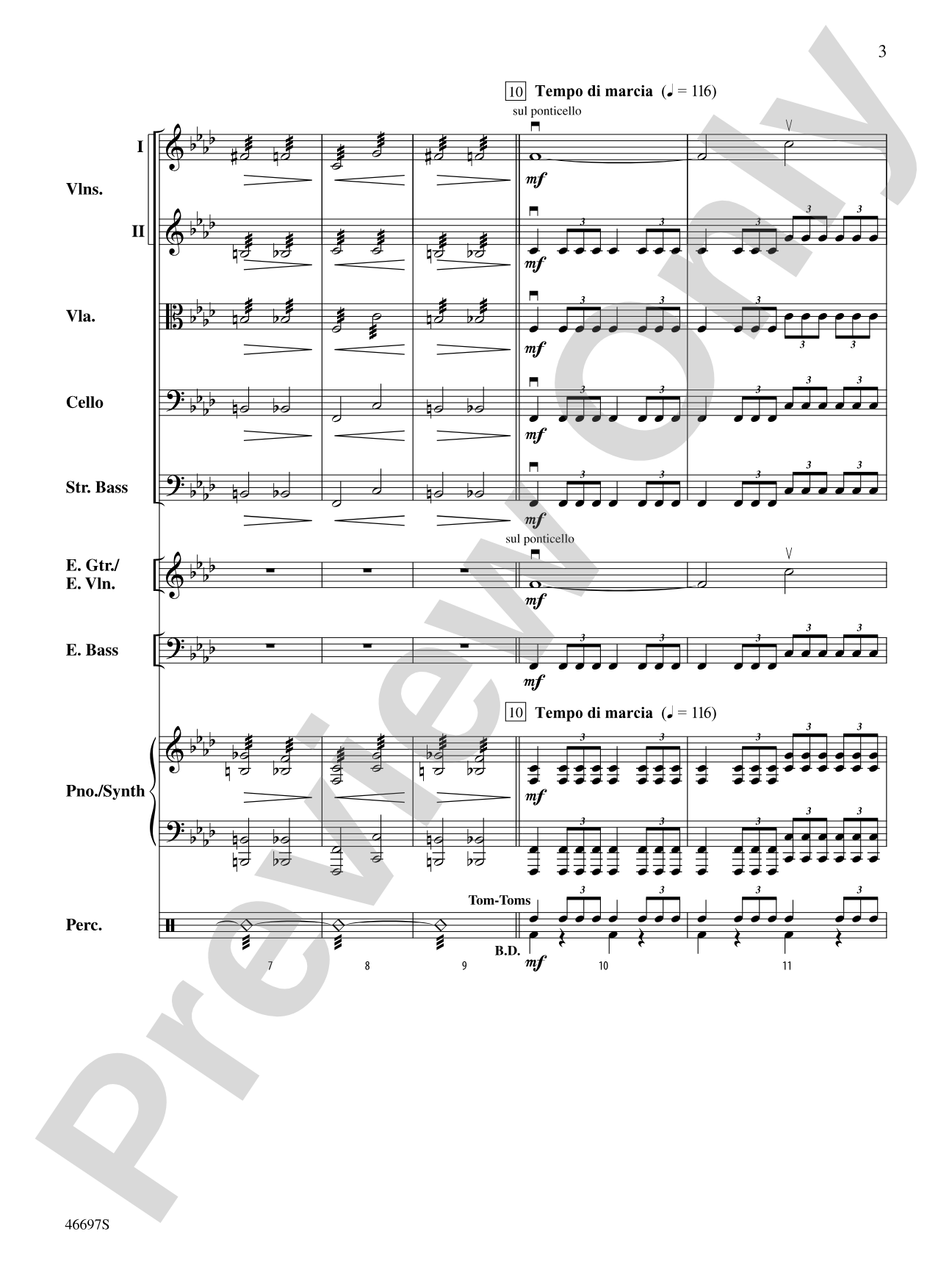 The Mountain: String Orchestra Conductor Score & Parts