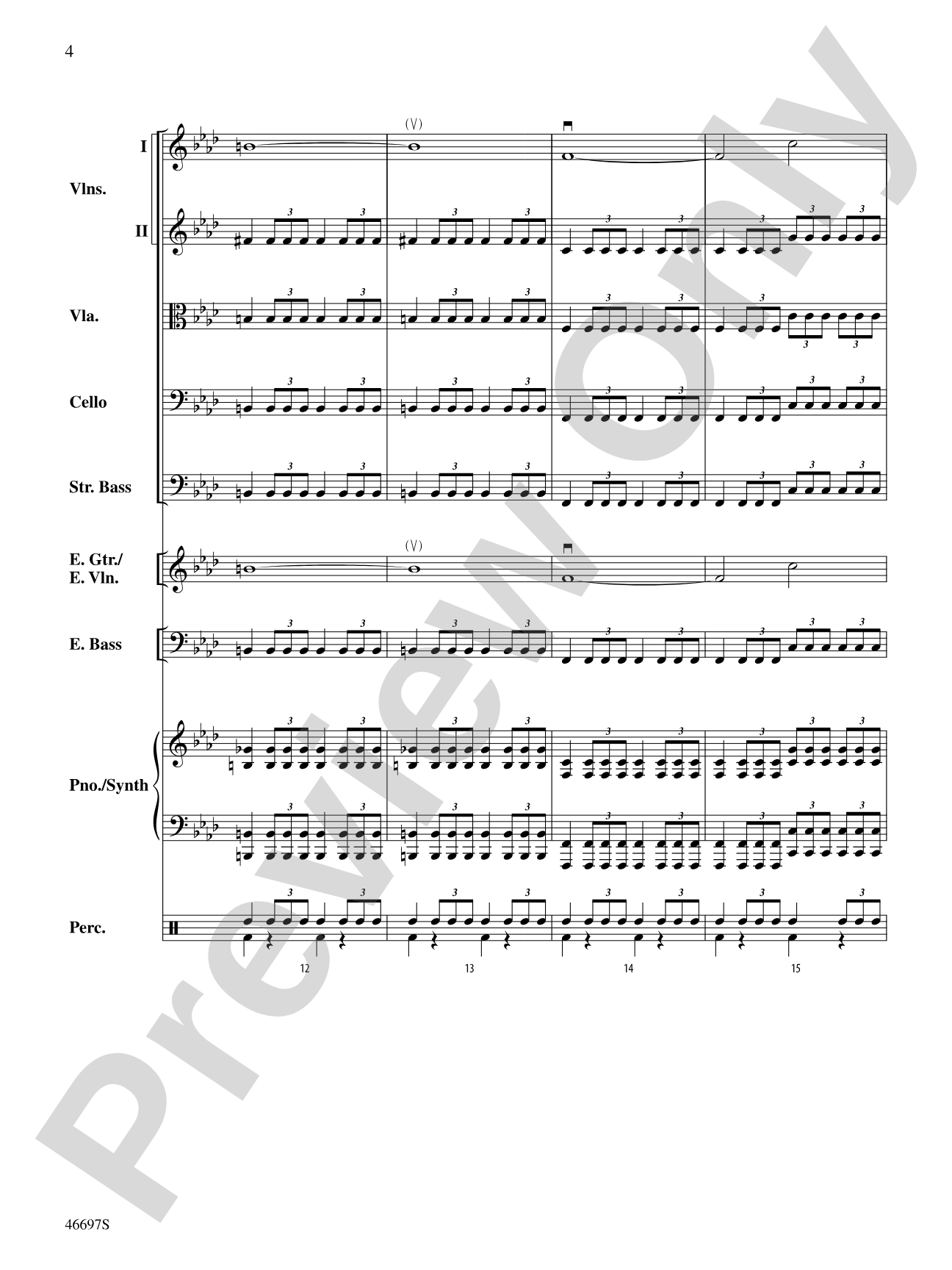 The Mountain: String Orchestra Conductor Score & Parts