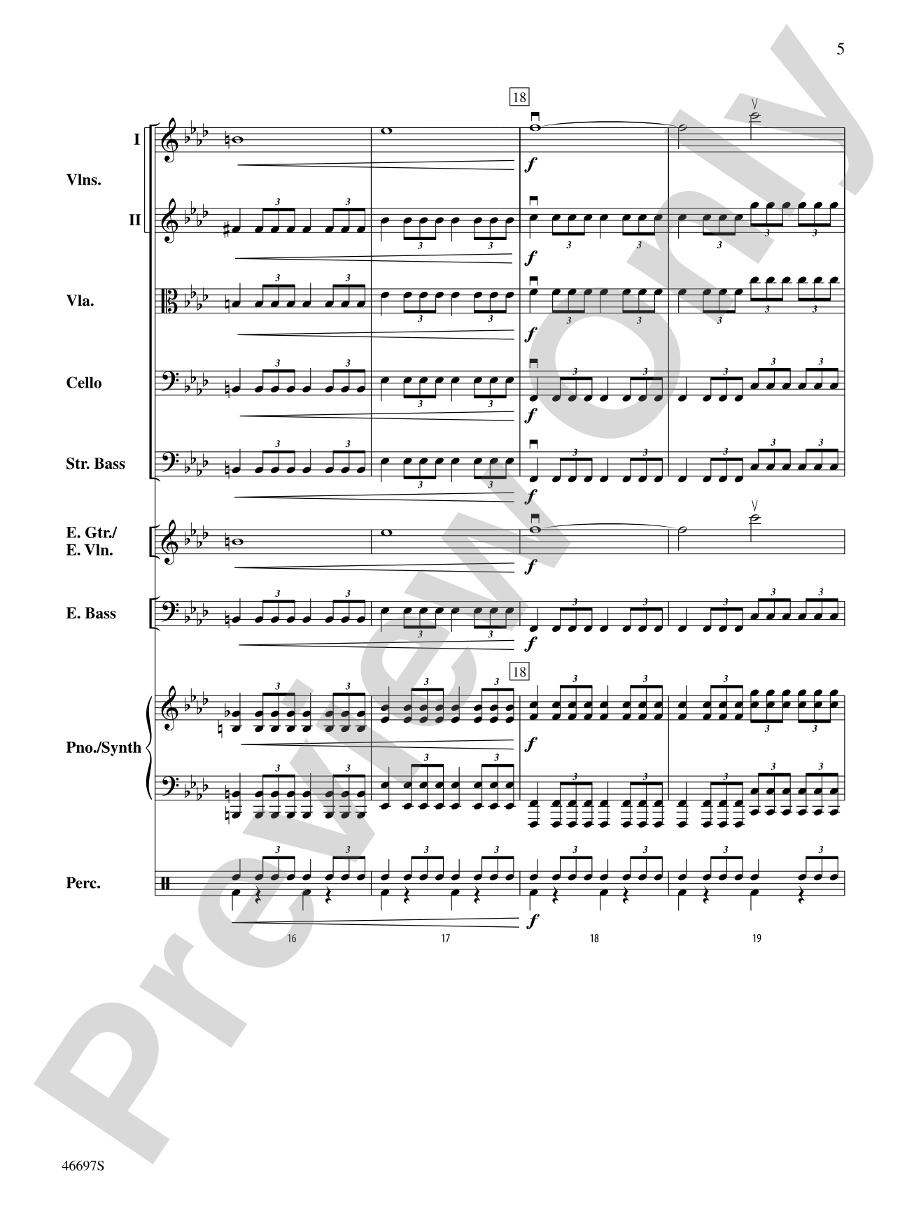 The Mountain: String Orchestra Conductor Score & Parts