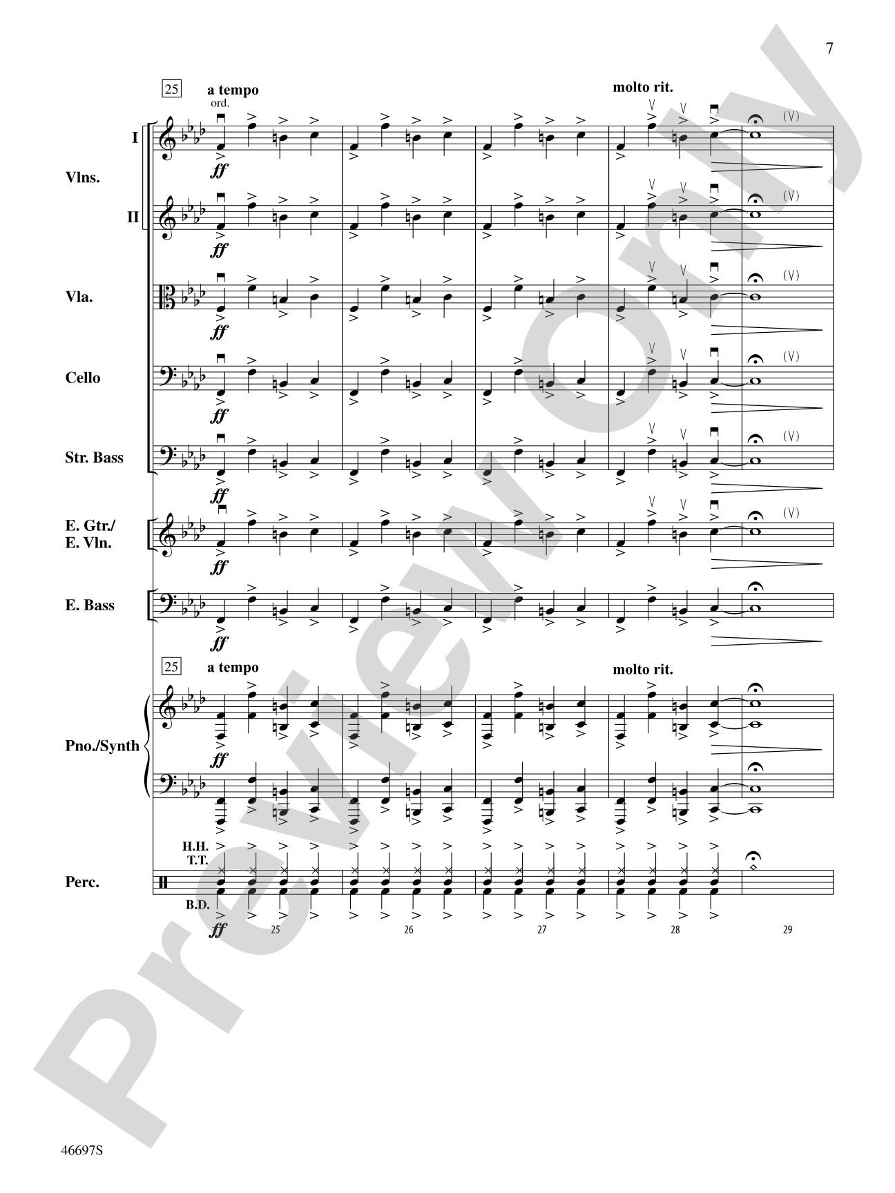 The Mountain: String Orchestra Conductor Score & Parts
