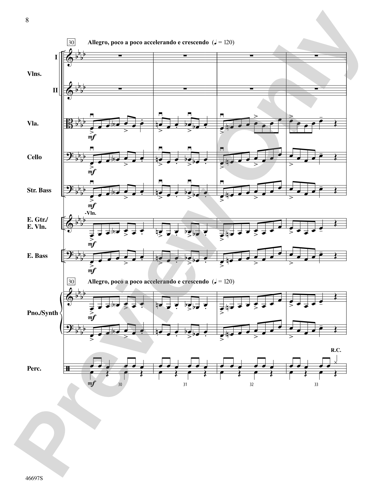The Mountain: String Orchestra Conductor Score & Parts