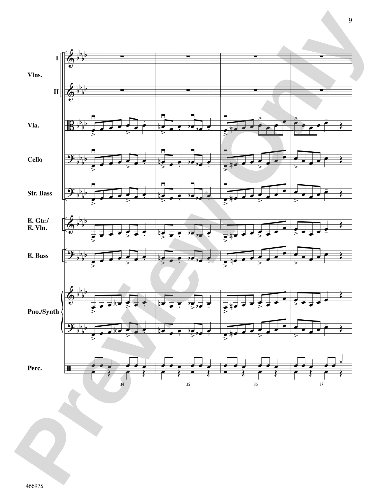 The Mountain: String Orchestra Conductor Score & Parts